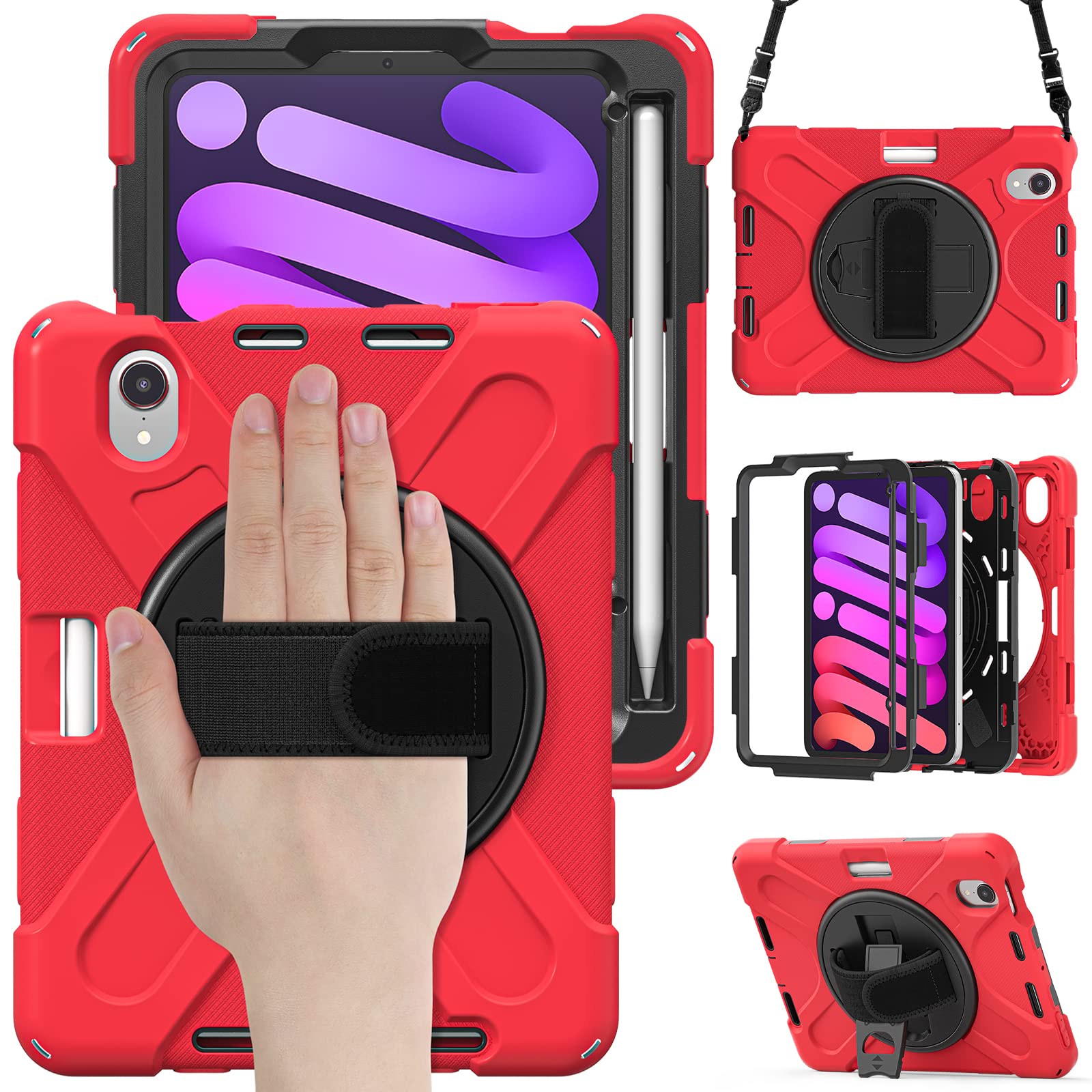 Amazon.co.jp: ZXHYliang iPad Mini 6 ケース(8.3インチ、2021)、iPad