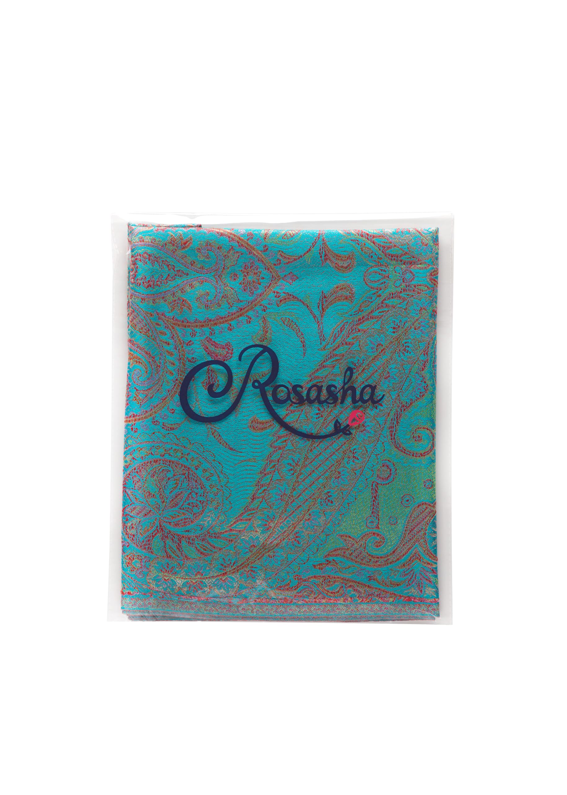 Sciarpa di seta multicolore Aqua Metallic Paisley, Sciarpa di seta, Sciarpa leggera, Sciarpa da donna, Regalo per lei, Sciarpa da spalla, Sciarpa estiva, Sciarpa primaverile, Multicolore, W: