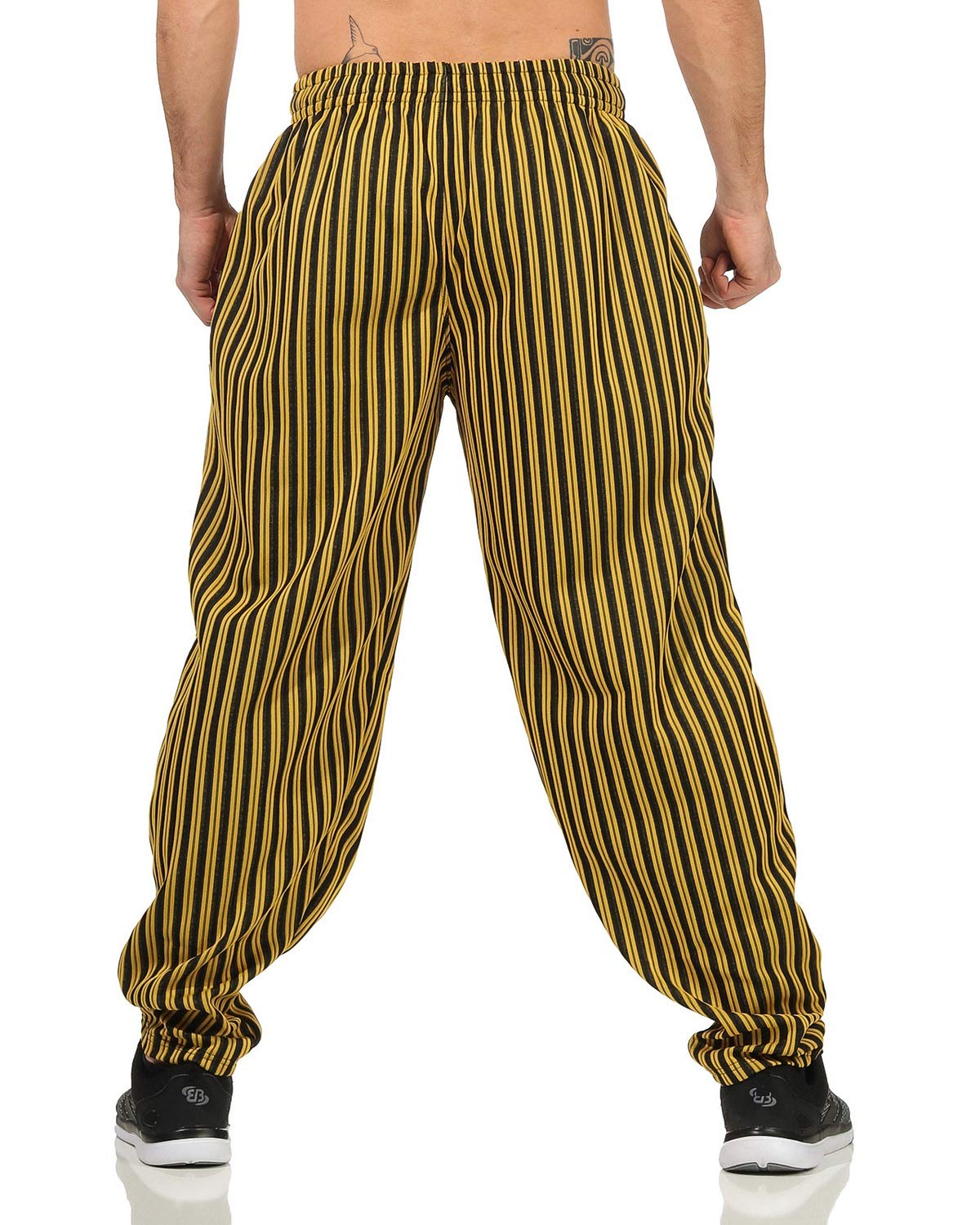 Pantaloni sportivi lunghi da uomo, per palestra e bodybuilding