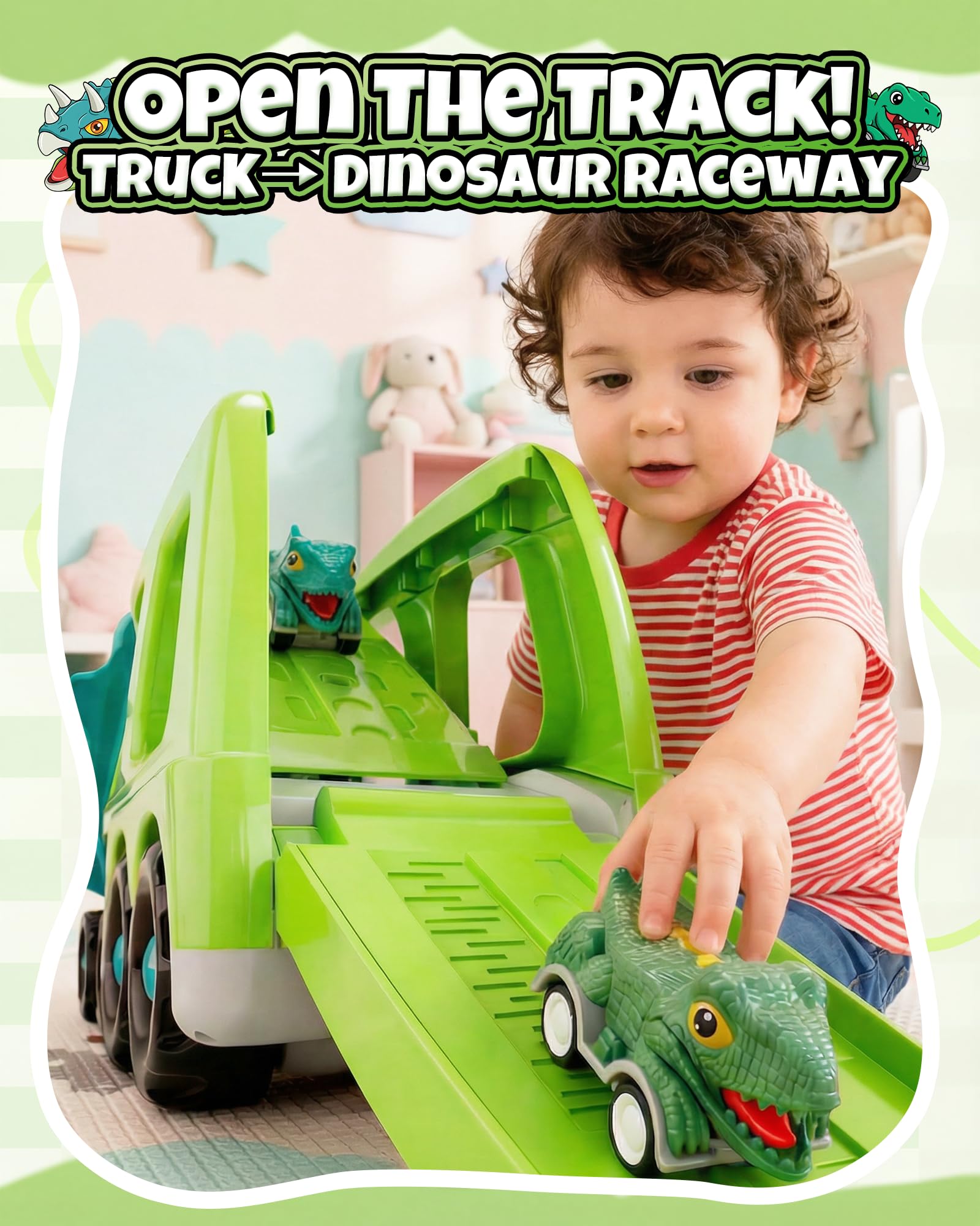 Dinosaur Truck Toys - 9-in-1 Dino Cars! -5