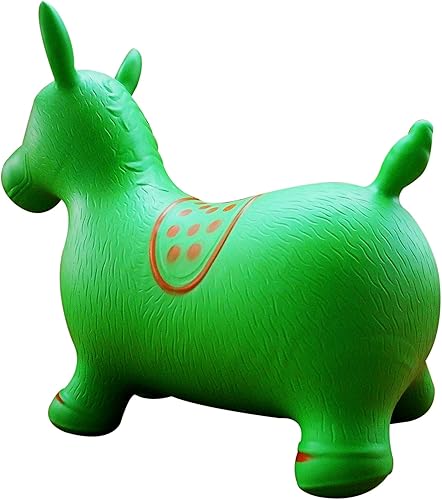 Vista 14 de Apple Round Global Trading LLC, Caballo rojo saltarín, incluye inflador