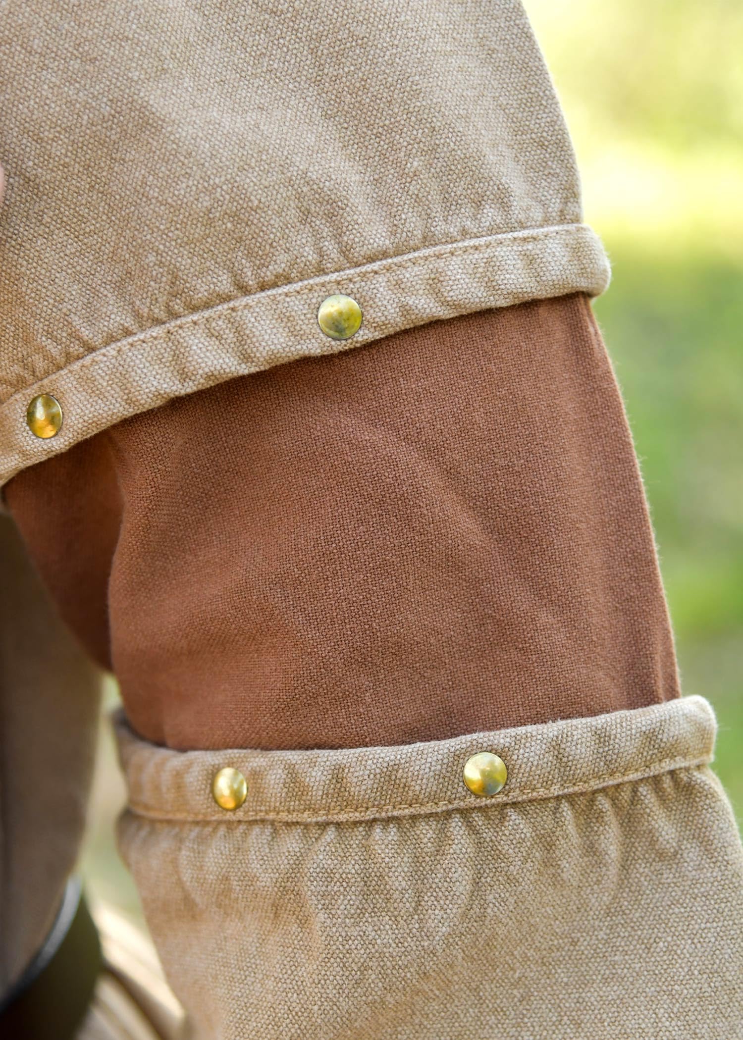 Battle-Merchant Wikinger Tunika Sigval im Used-Look | Mittelalter Hemd aus Baumwolle, Mittelalter Kleidung für Reenactment, LARP & Fantasy Cosplay