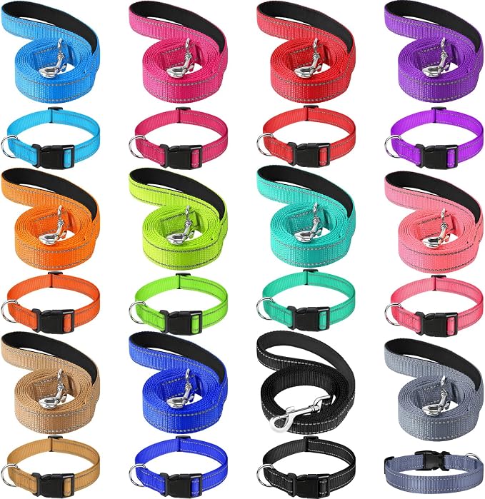 Collar personalizado bordado para perro, ajustable, nylon miniatura 7