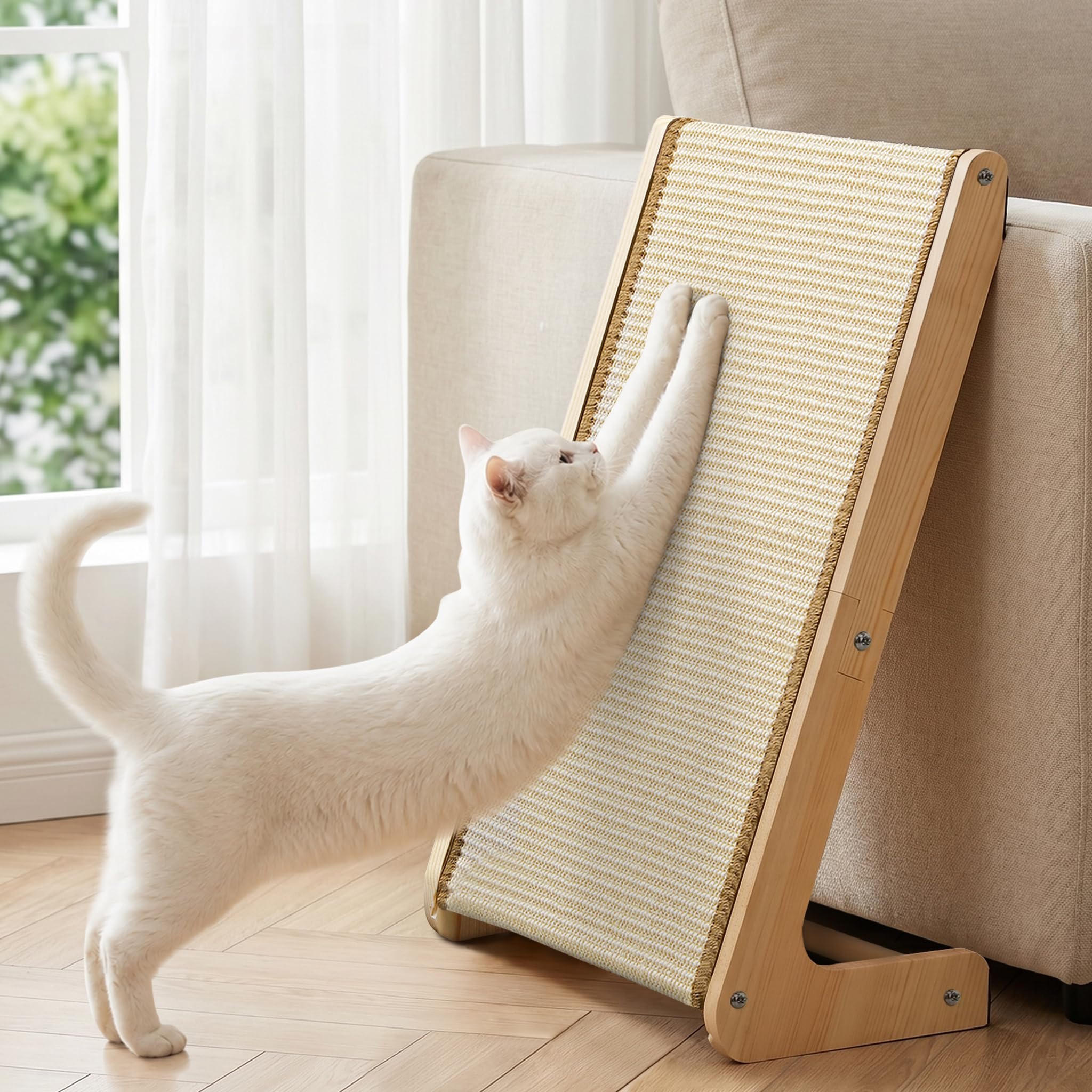 Gimars L-shaped sisal cat scratch board JMZB01