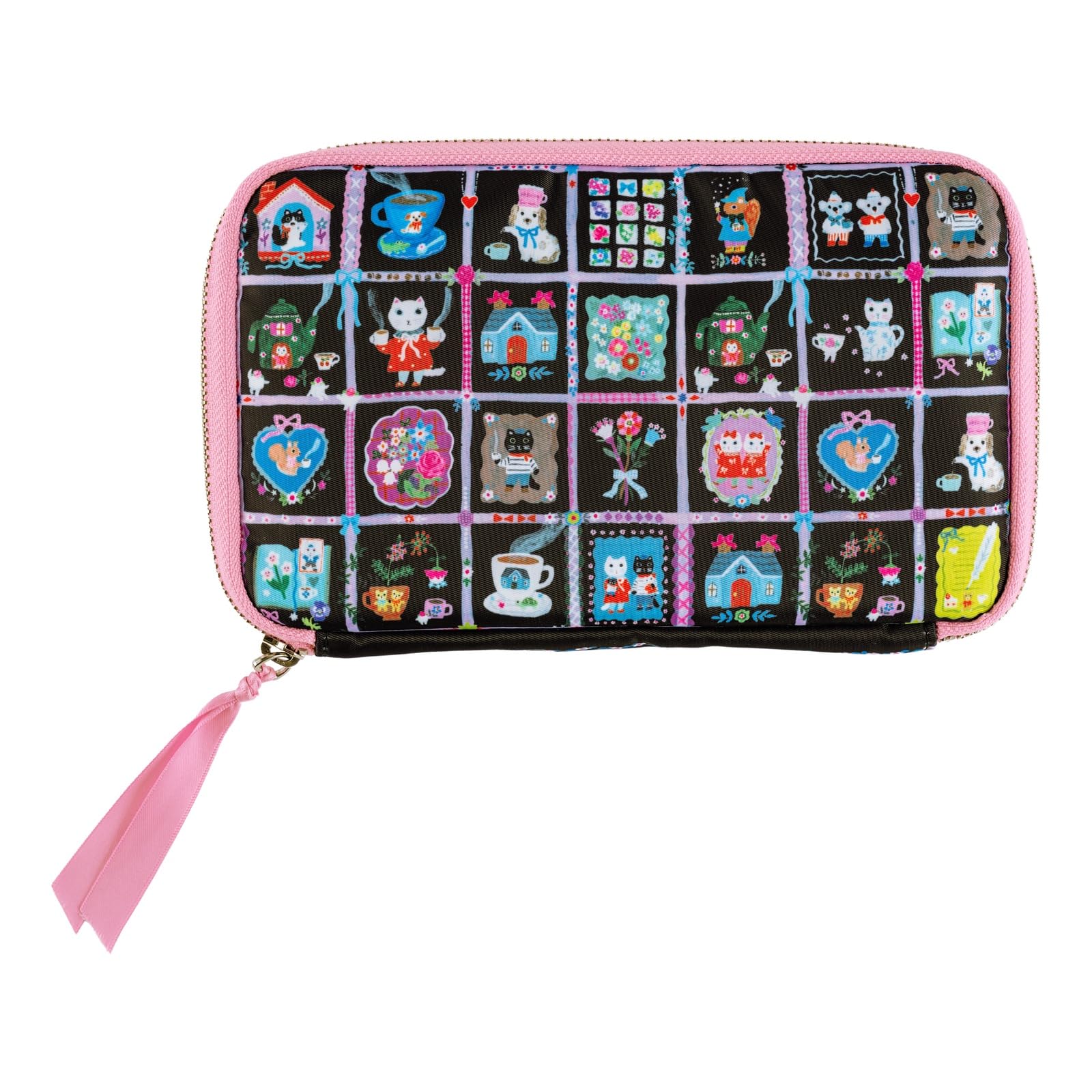 Hikidashi Pouch Big Sister Yumi Hokkishi Coffee Design 5.1x8.5in