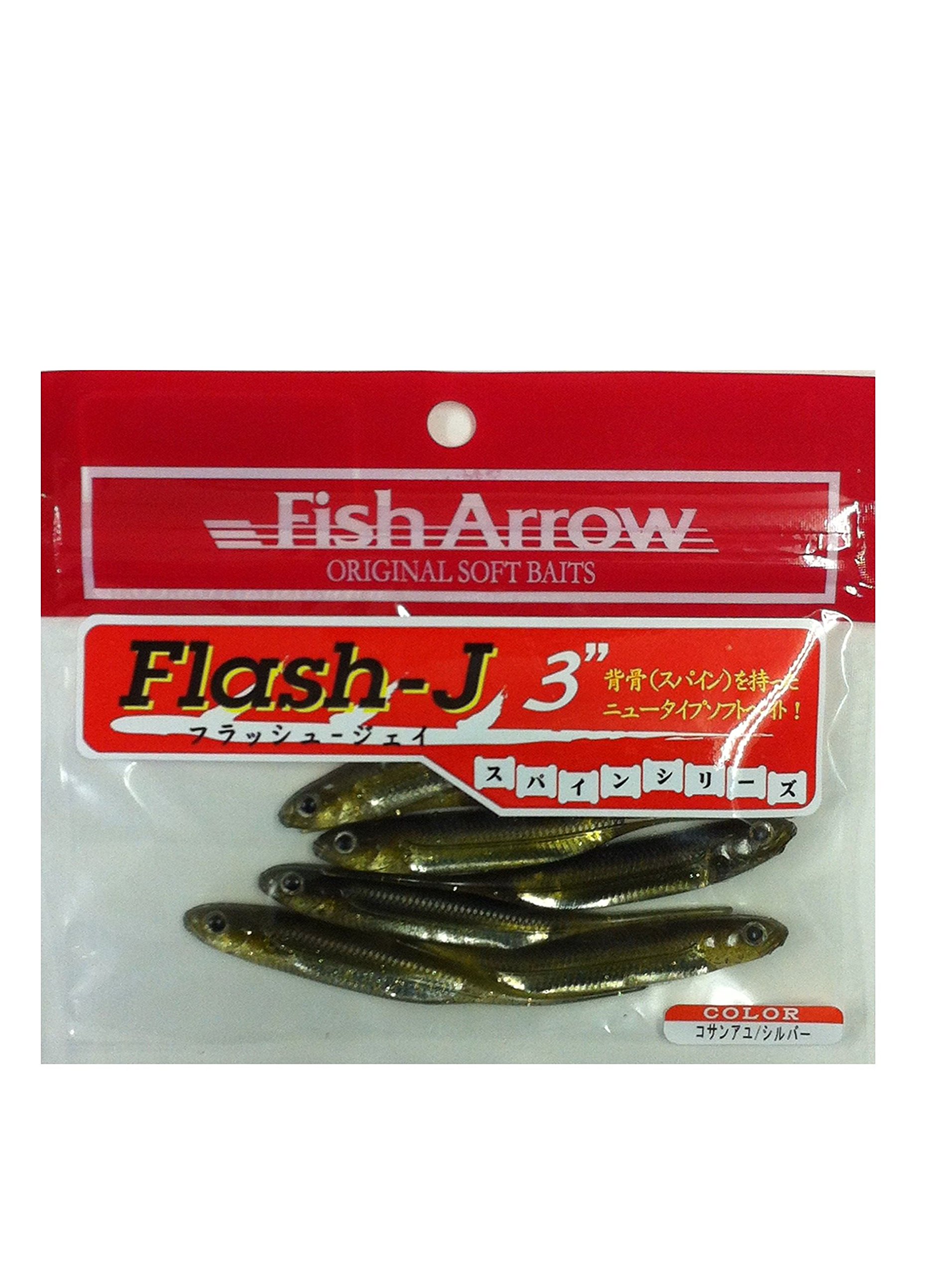 Fish Arrow Flash-J 3" (7 Adet/paket) #06 Kosan ayu/silver Olta
