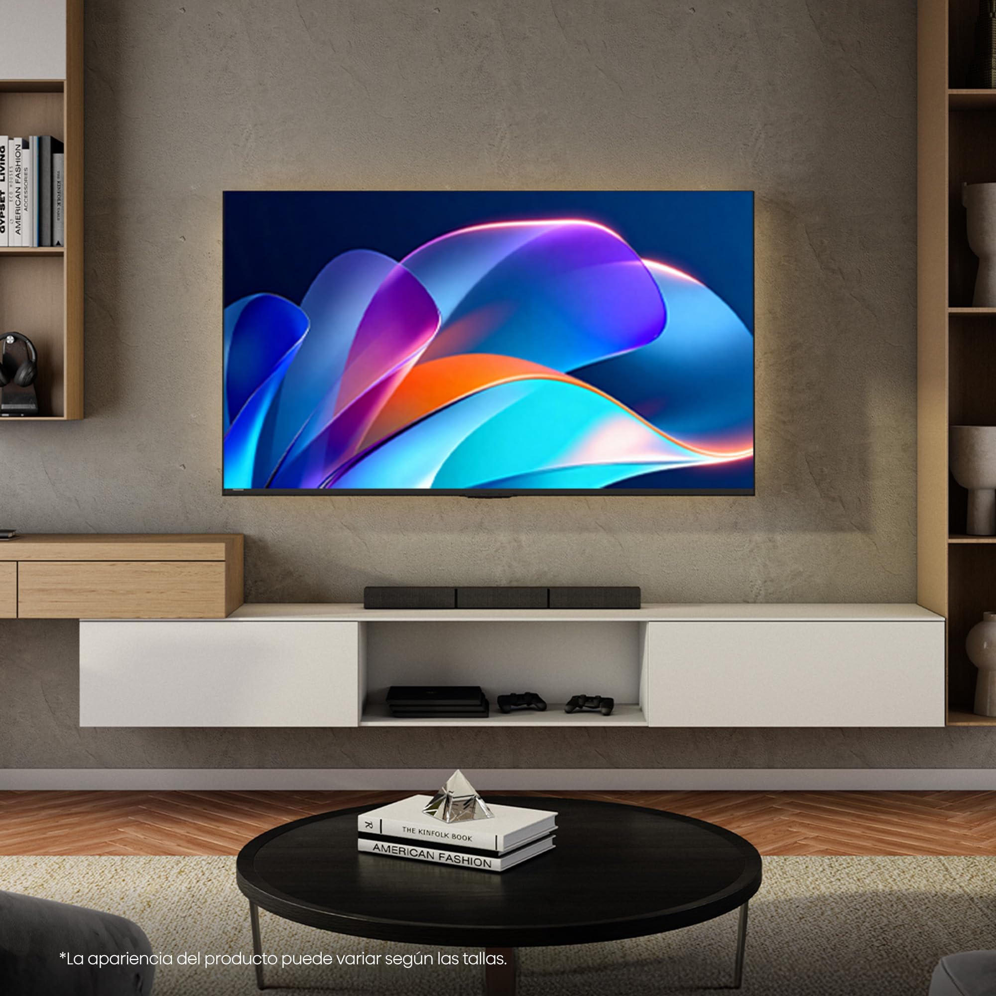 Hisense 55A6S - UHD 4K Smart TV 55 Pulgadas, Escalador IA 4K, Smooth Motion IA, Modo Juego Plus, Dolby Vision, Control por Voz, Filmmaker Mode, Airplay
