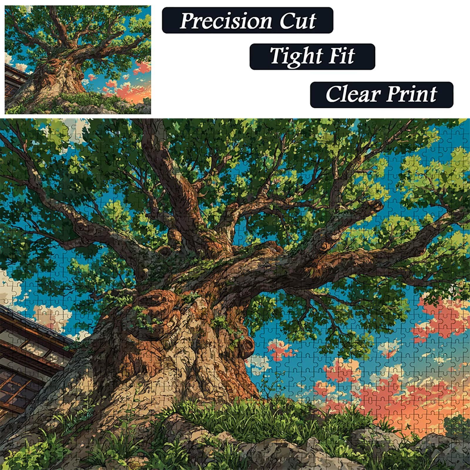 Albero Puzzle 6000 Pezzi Adulti, Cielo Puzzle Legno con Scatola 179x105cm, Idea Regalo Uomo e Donna, Divertimento Per Adulti, per Gioco Familiar, Giochi di Sfida, Squisita confezione Regalo, W-2105