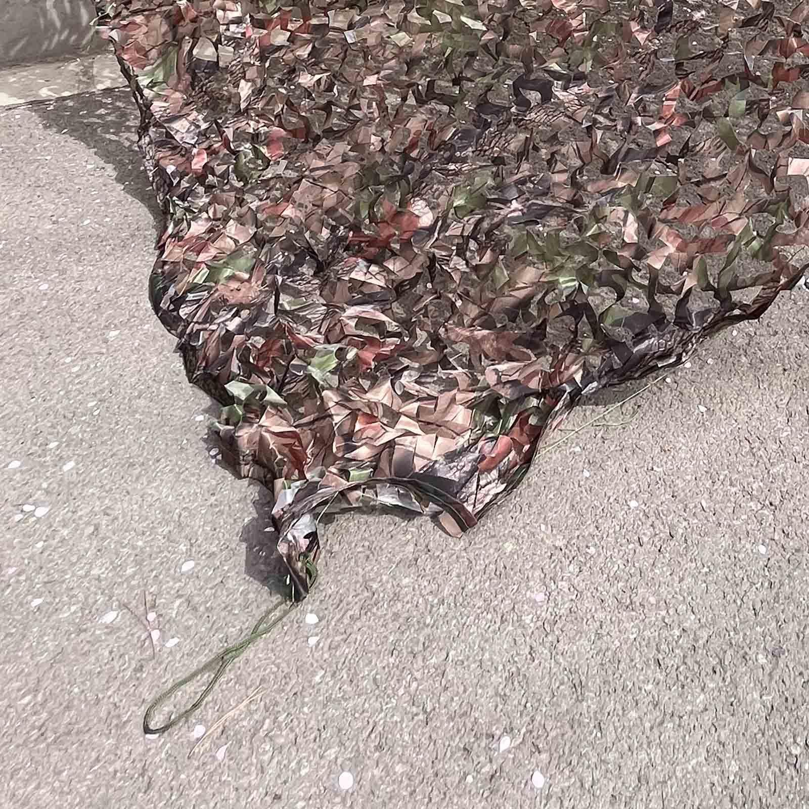 Siatka maskująca, siatka do pergoli ogrodowej, wojskowa wzmocniona siatka kamuflażowa 1/2/3/4/5/6/7/8/9/10 m, polowanie, kemping, dekoracje imprezowe, siatka maskująca z filtrem