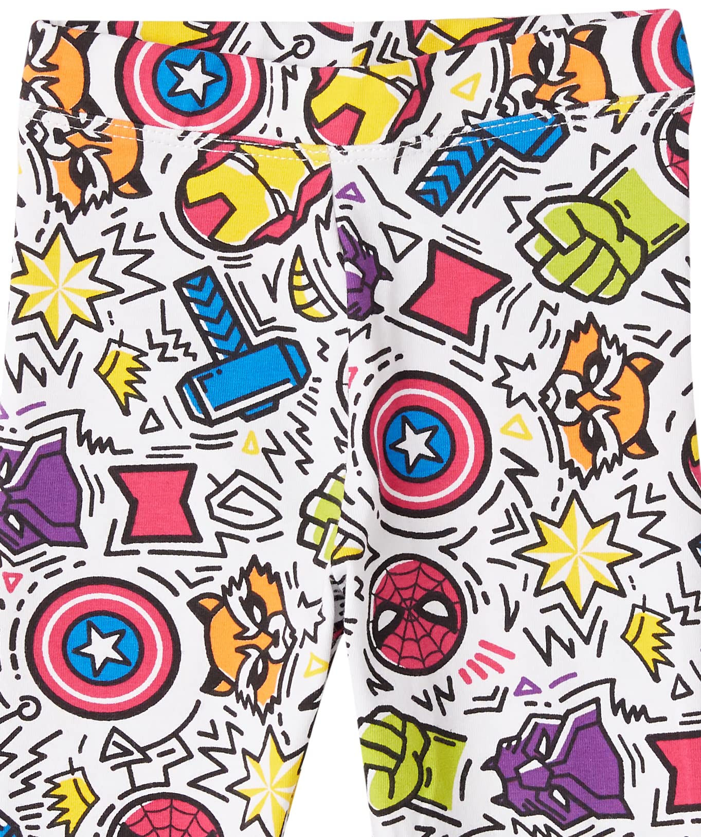 Amazon Essentials Disney | Marvel | Star Wars | Frozen | Princess Girls and Toddlers' Leggings, Multipacks - 4
