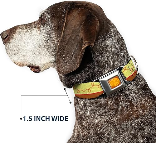 Miniatura 7 de Buckle-Down Dog Collar Seatbelt Buckle Toy Story Woody Bounding Cowboy Buckle Yellow Red Brown 15 to 26 Inches 1.0 Inch Wide, Multicolor