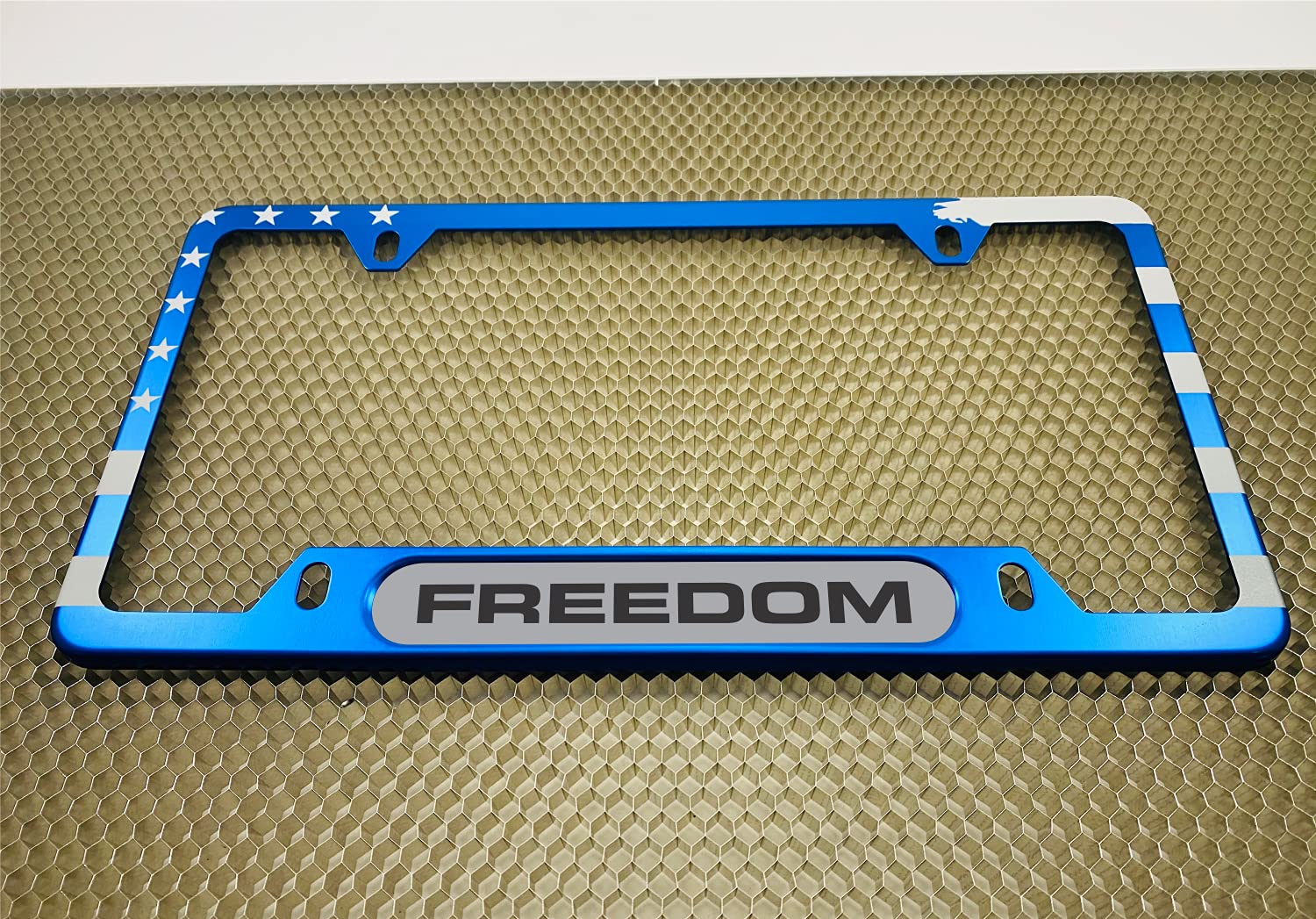 USA Patriotic | American Flag Custom Personalized Anodized Aluminum Thin Top | - Picture 73 of 133