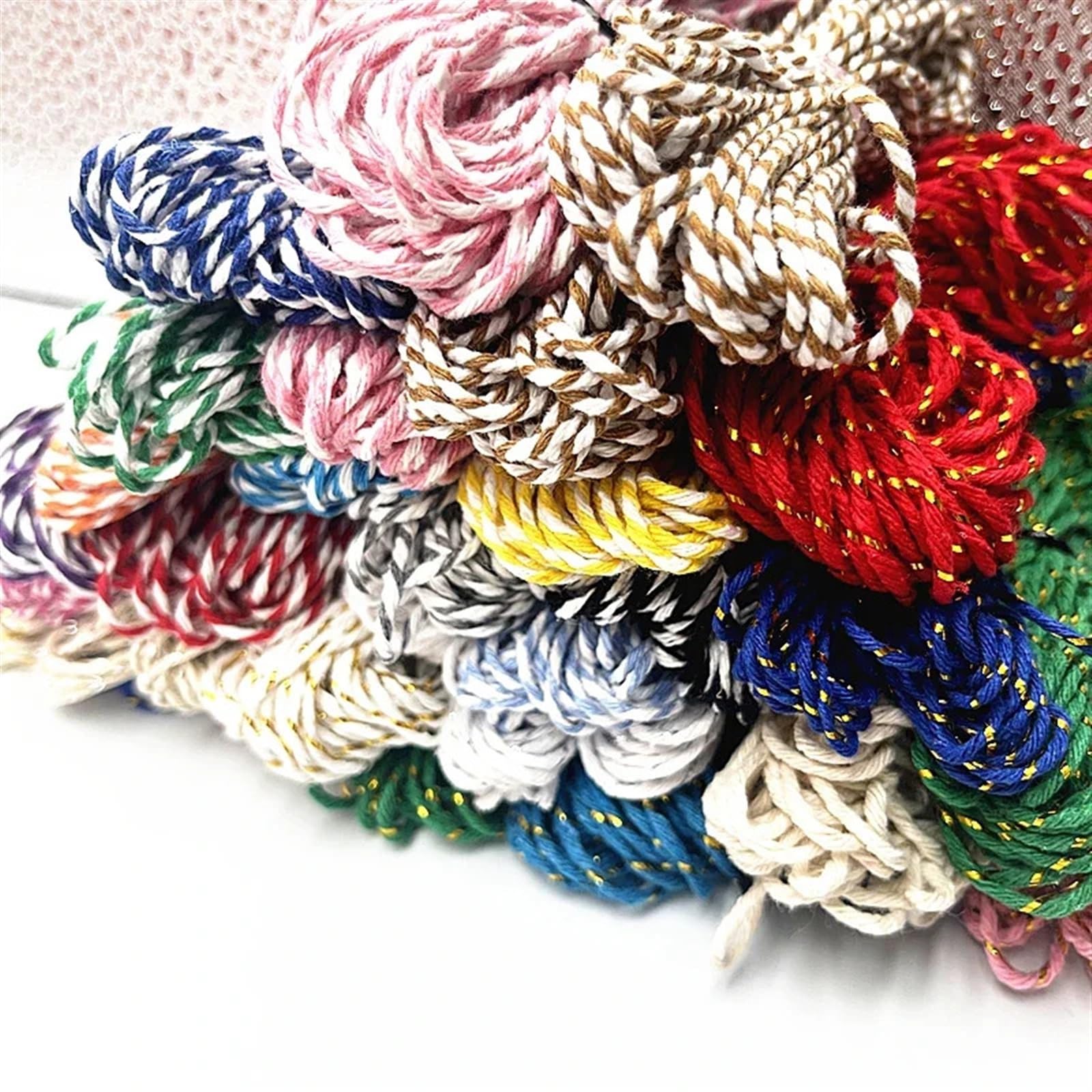 Hilo de hilo de algodón de 10 yardas y 2 mm for manualidades