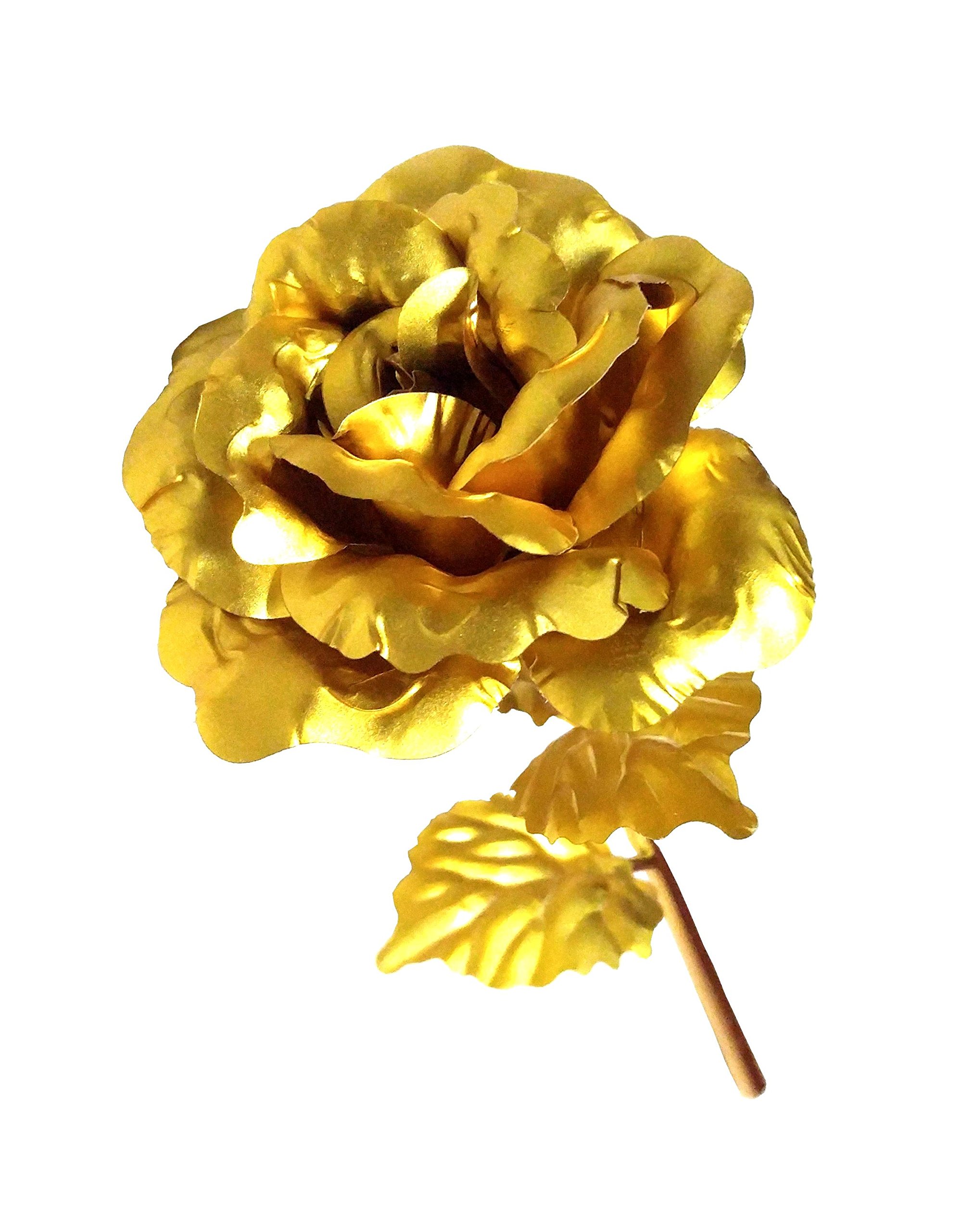 Amazon | CRESTRADE 24K 金箔 盛り バラ 花 輝き 黄金 薔薇 ギフト 