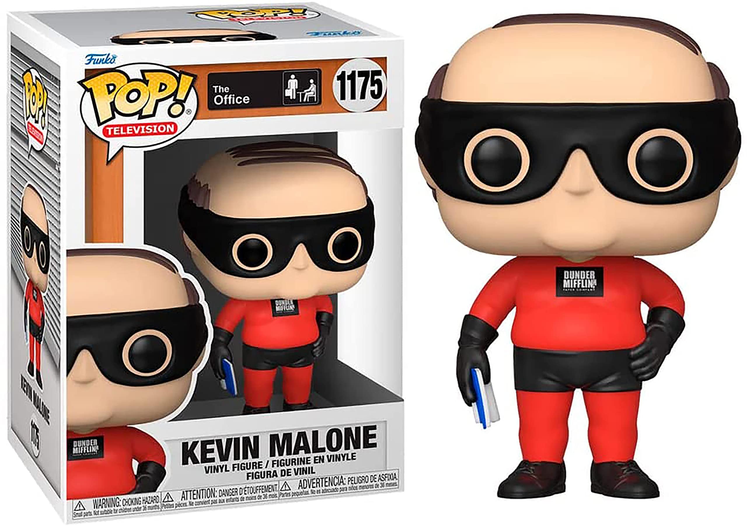 Funko POP! TV: the Office - Kevin Malone As Dunder Mifflin Superhero - Collectable Vinyl Figure - Gift Idea - Official Merchandise - Toys for Kids & Adults - TV Fans - Model Figure for Collectors