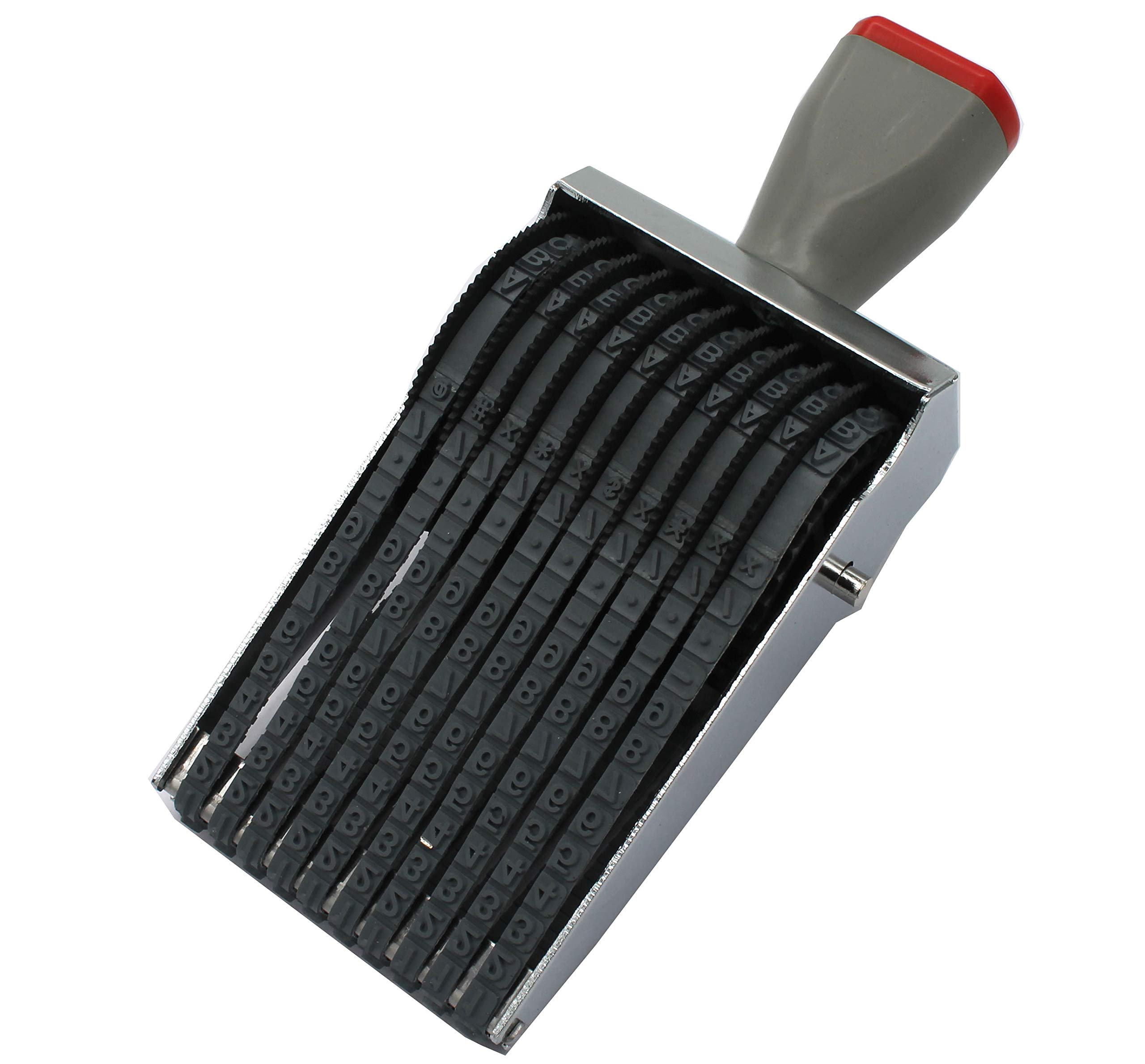 Buy Zeng 10 Digits Number Stamp Personalized English Alphabet Number Symbol Rolling Wheel Stamp