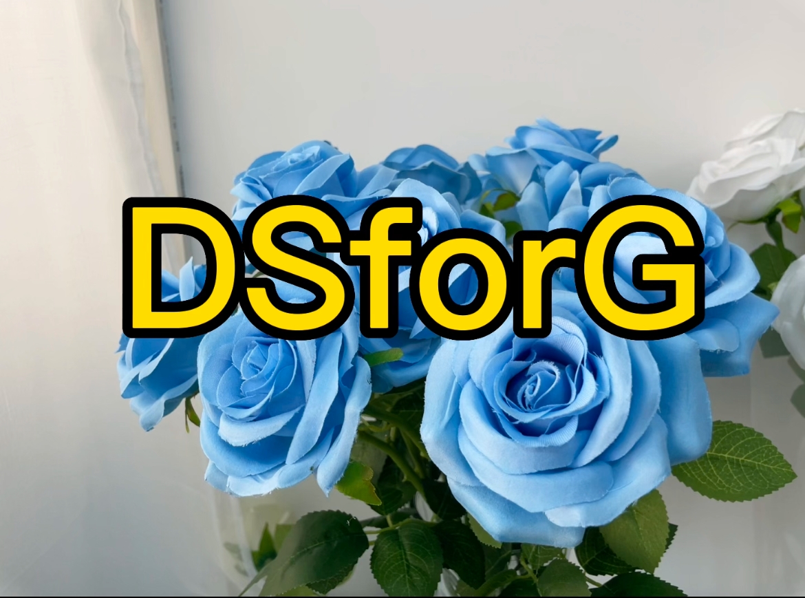 Amazon.com: DSforG 25PCS Light Blue Flowers Silk Rose Artificial