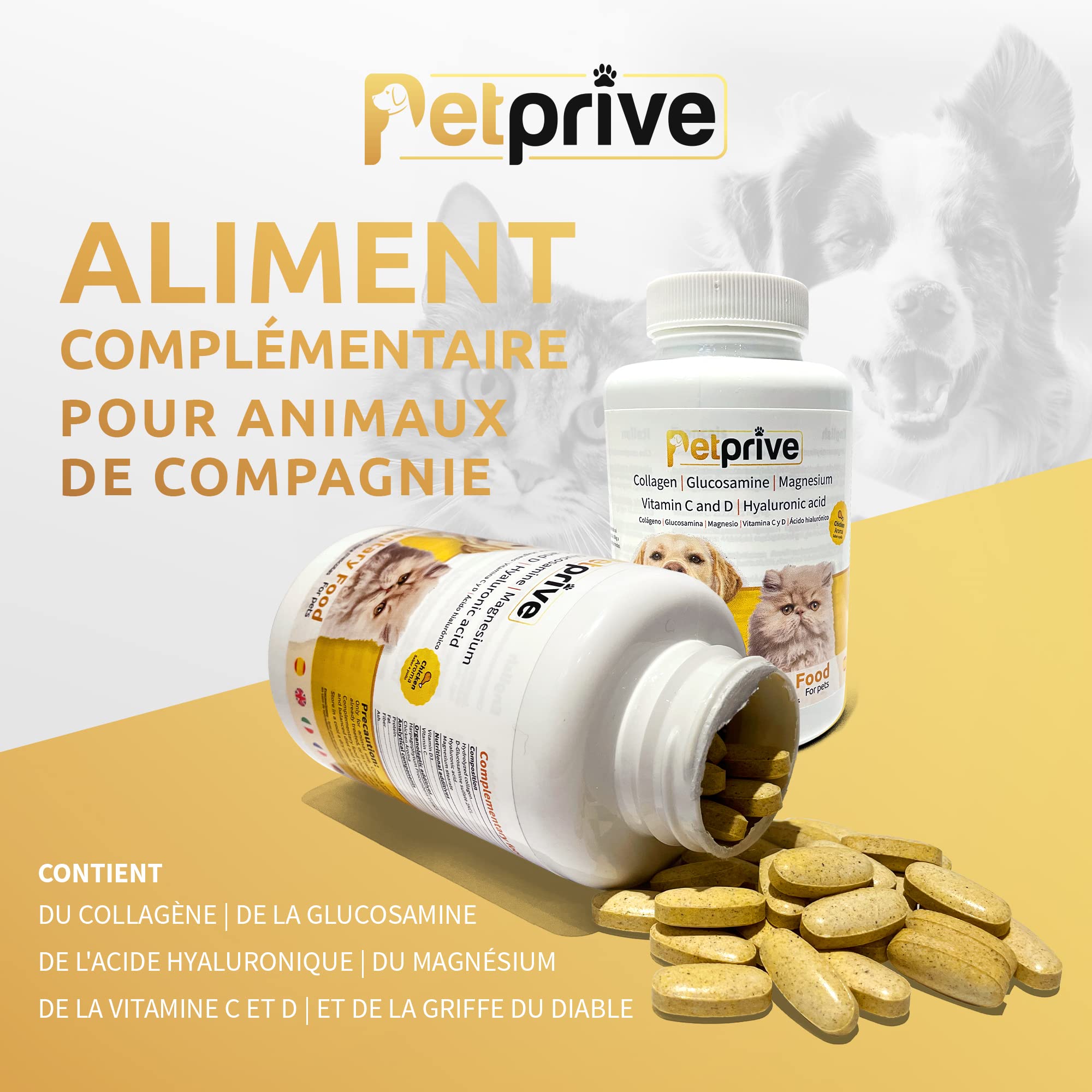 Anti Inflammatoire Chien Et Arthrose Chien pour Articulation Chien - Arthrosenior Chien - Glucosamine Chien - Complement Alimentaire pour Chien - Arthrose - Traitement - 180 Comprimés