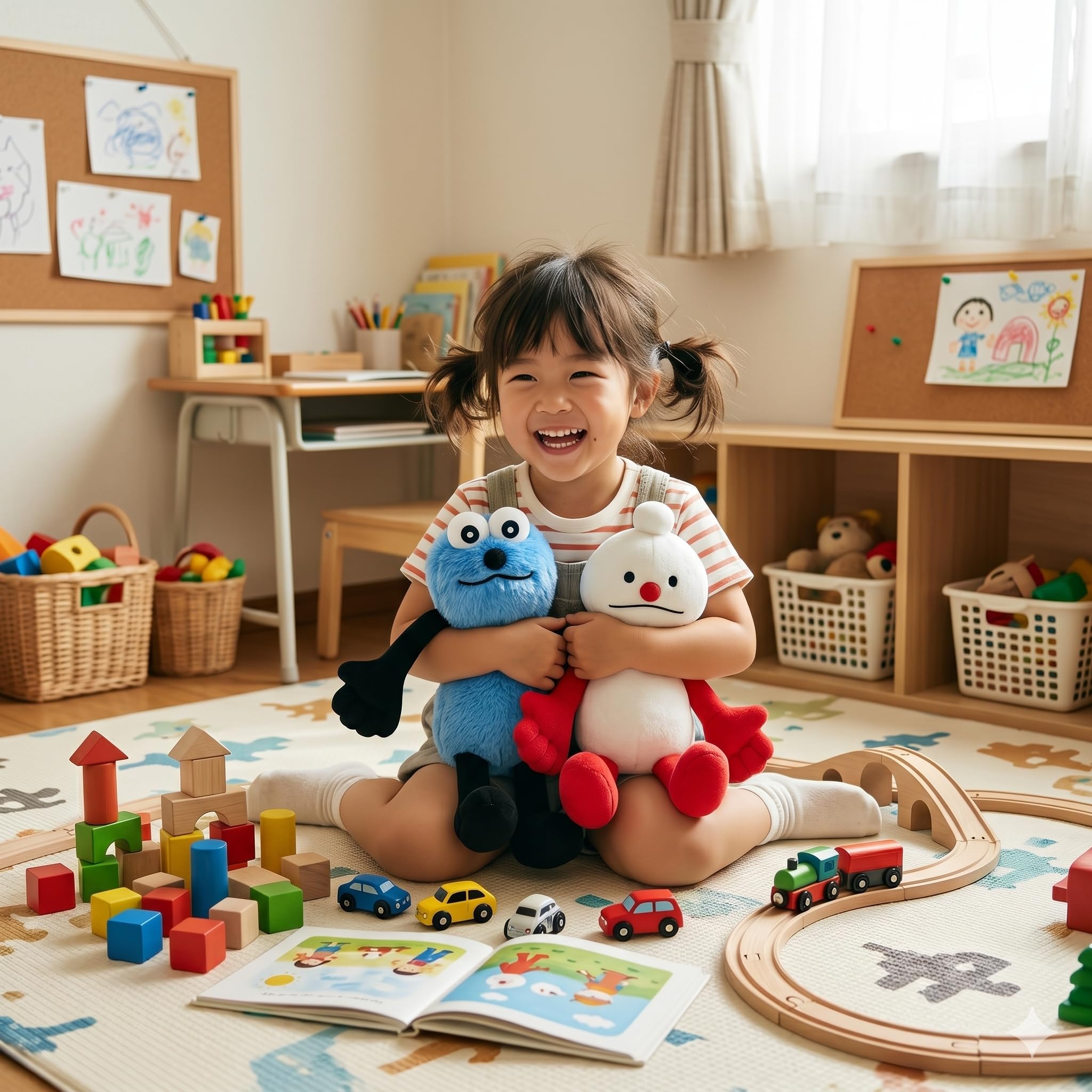 Amazon.co.jp: パペットスンスン HUGっとおすわりぬいぐるみ 全2種