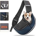 FDJASGY Pet Porte-sangle pour petits chiens Chats, sac à dos de chiots sans main avec poche et sangle réglable