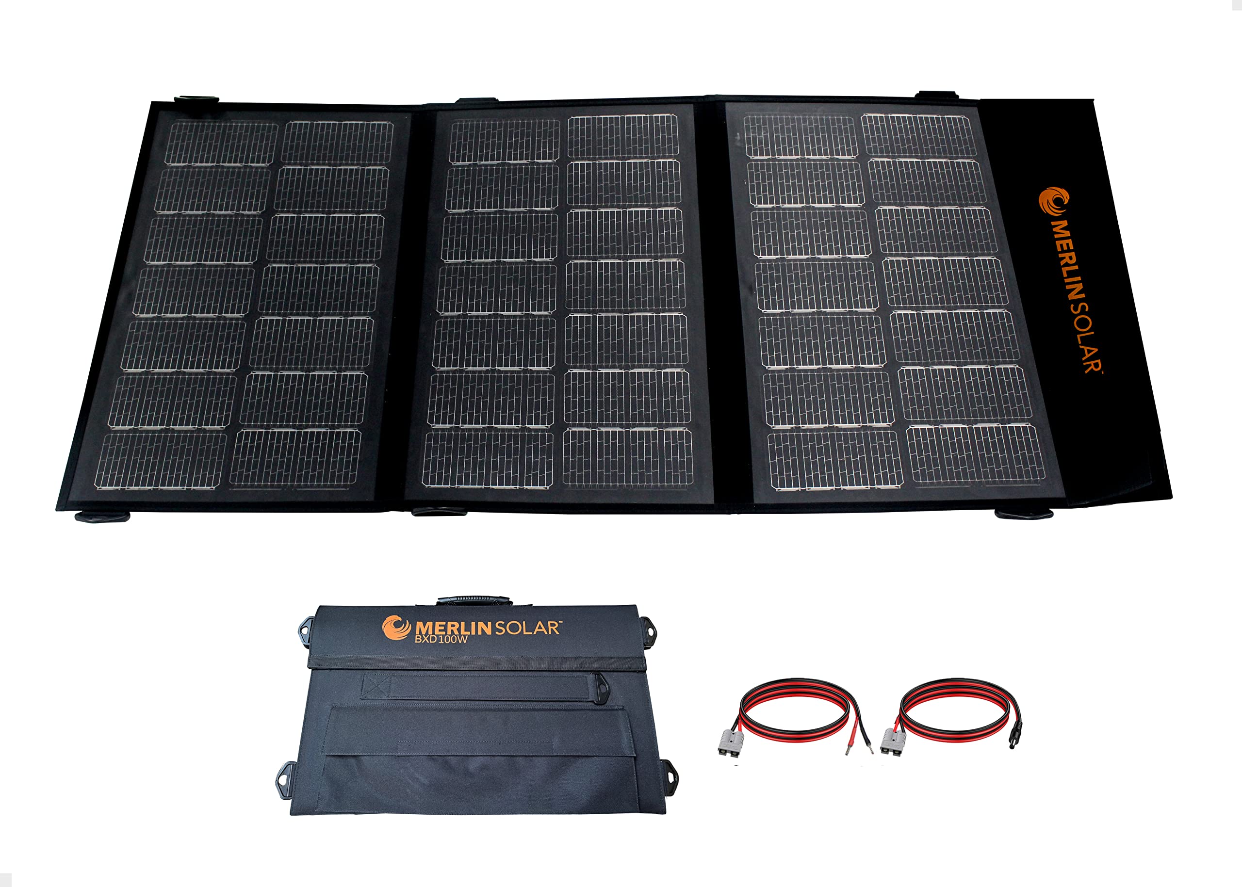 Amazon.com : Merlin Foldable Solar Panel 100W (BXD100W