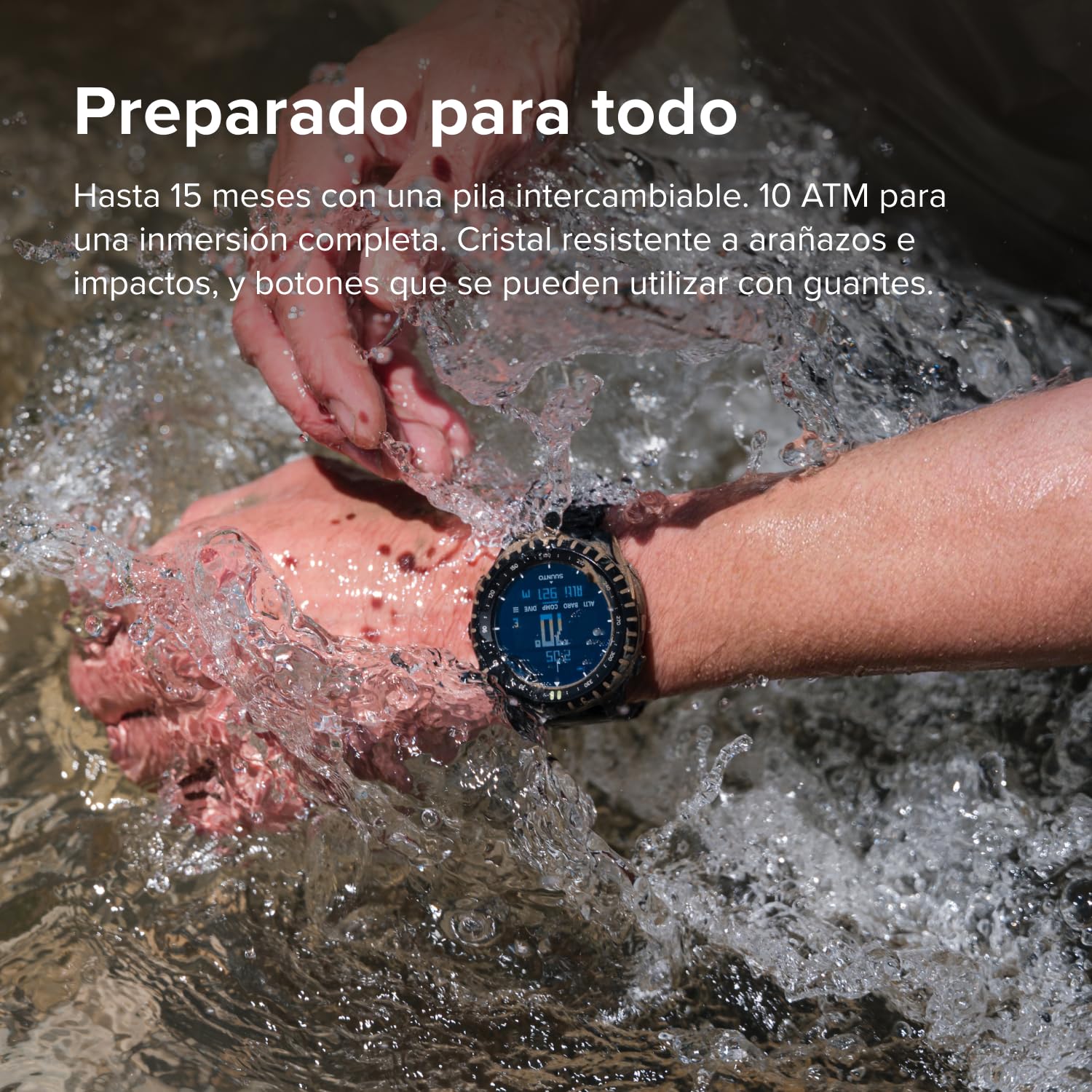 Suunto Core 2 Reloj Outdoor, 10 ATM Resistente al Agua, batería 15 Meses | Altímetro, Barómetro, Brújula, Alarma de tormenta, Retroiluminación roja/verde, Seguimiento de pasos, App SUUNTO, Negro