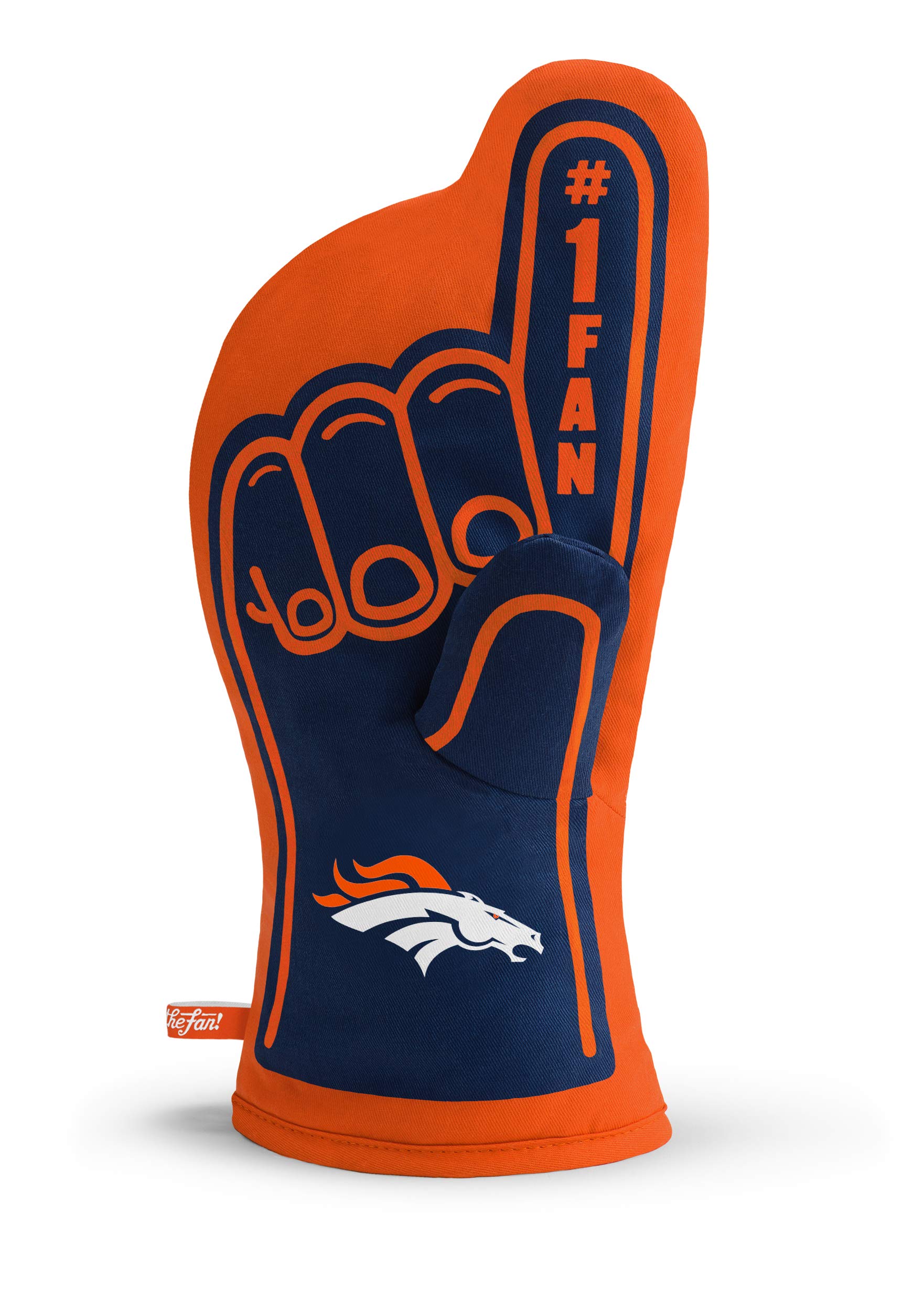 YouTheFan NFL Denver Broncos #1 Oven Mitt, 13.25" x 6.5"