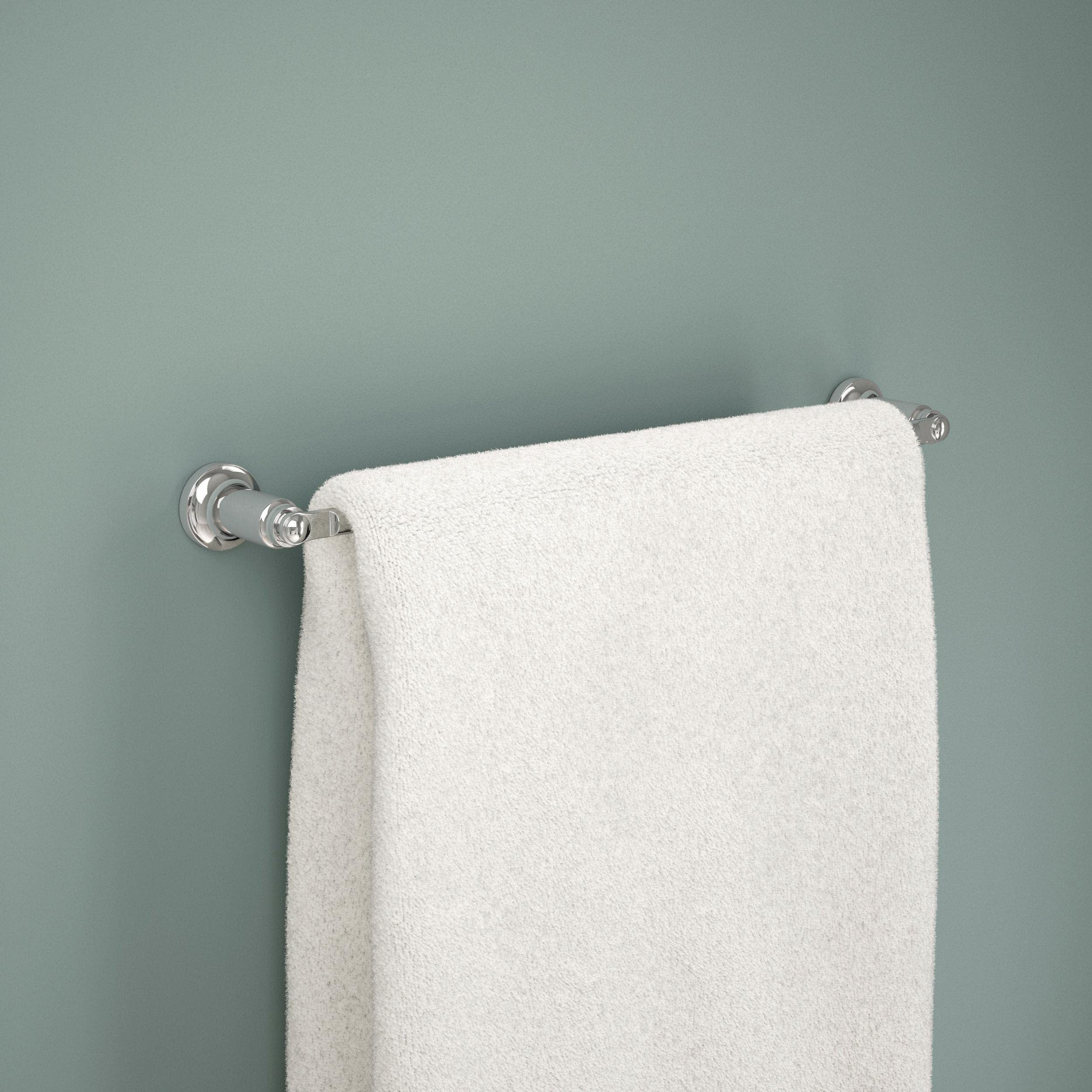 Delta 73518 Saylor Bath Hardware Towel bar, Chrome, Polished Chrome, 18 Inch Single - Image 2