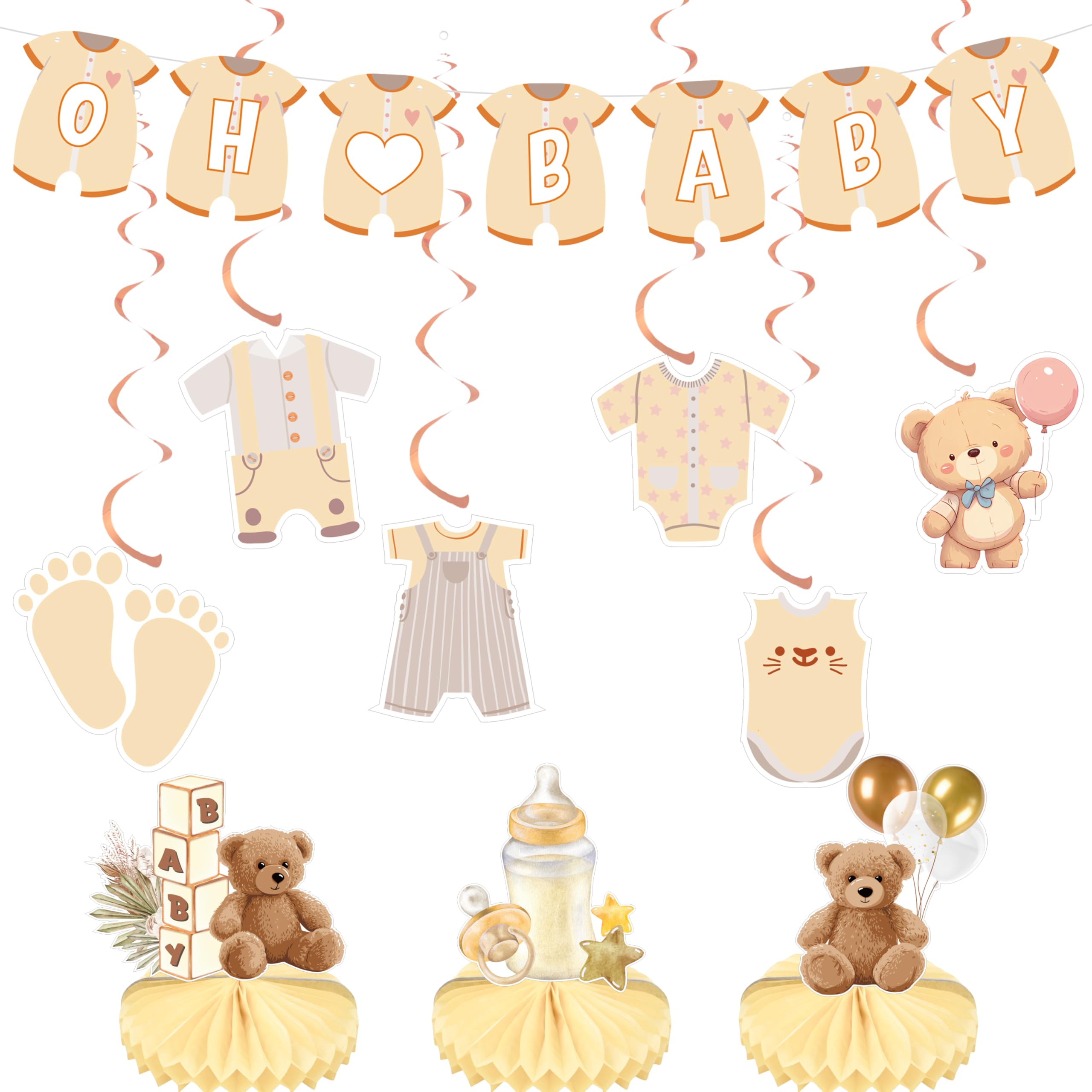 Baby Shower Decorations Neutral Banner
