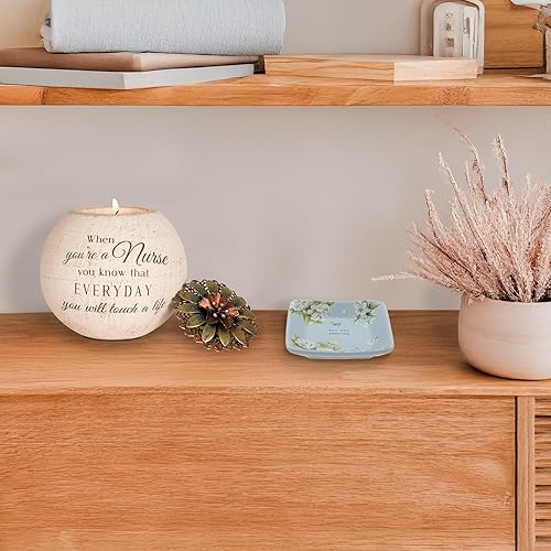 Miniatura 10 de Pavilion Gift Company 19003 Light Your Way Terra Cotta - Portavelas (3.9in)