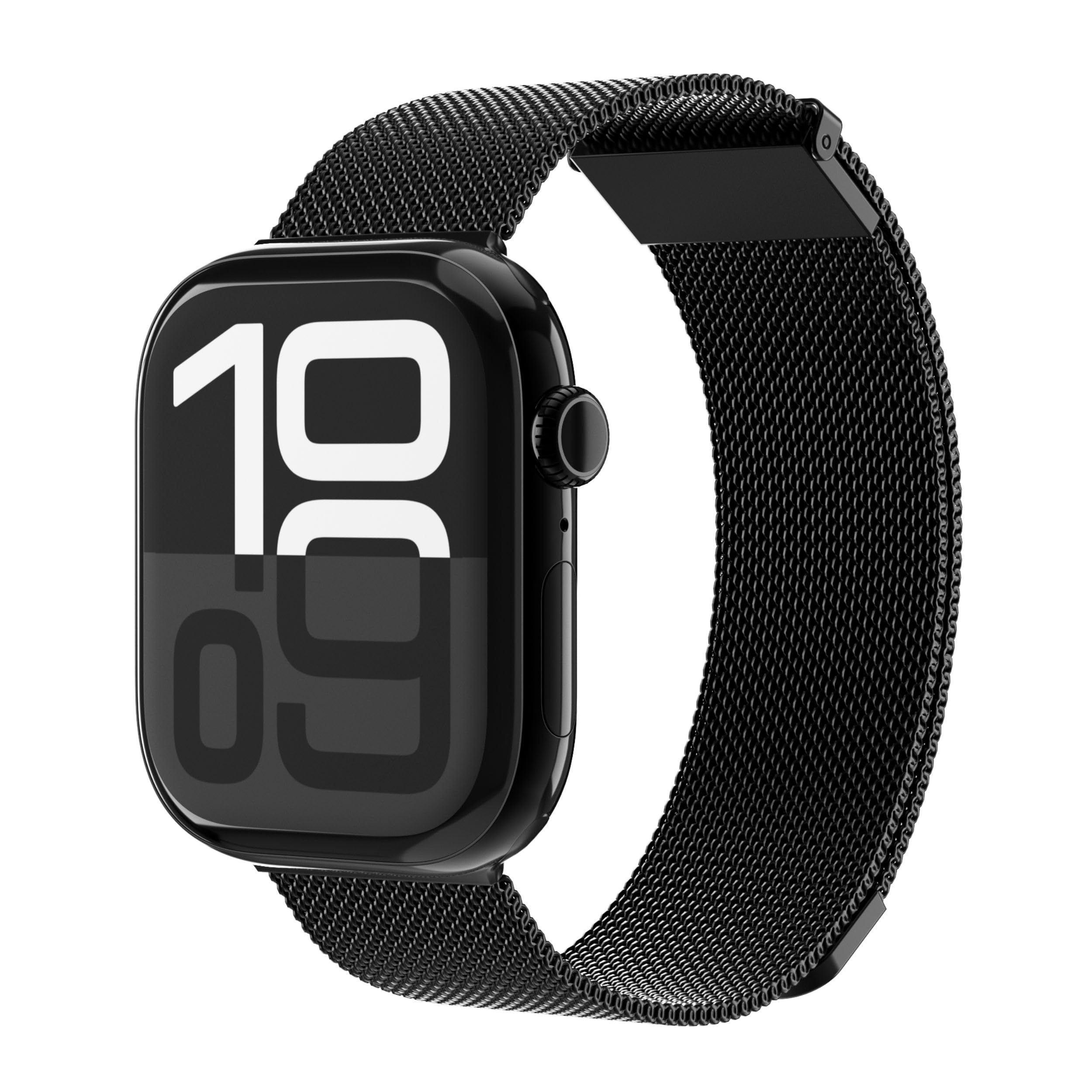 VONMÄHLEN Milanese Loop 2 - Elegante cinturino in acciaio inox con chiusura magnetica, regolabile di alta qualità, compatibile con Apple Watch
