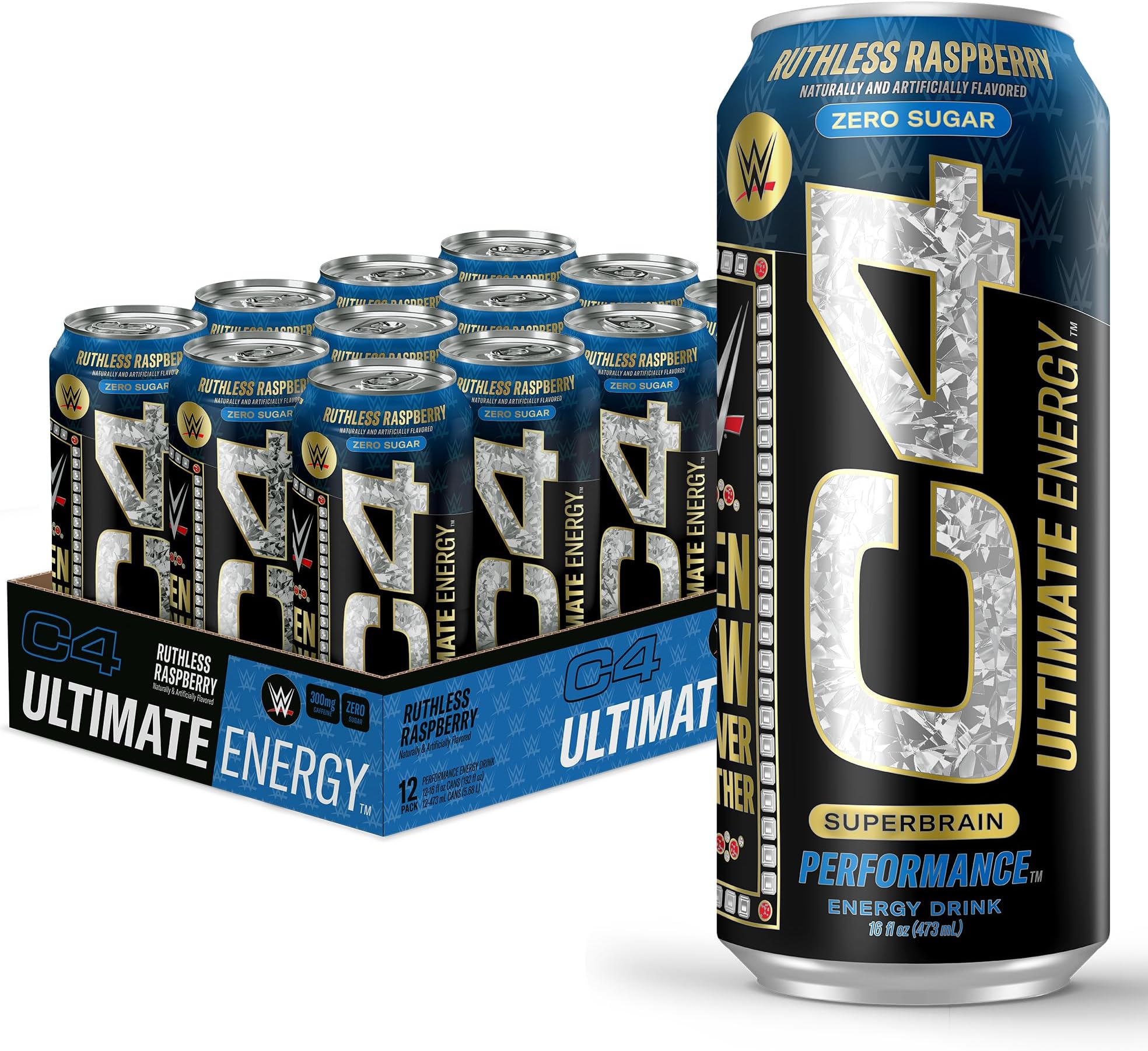 C4 Smart Energy Drink Sugar Free Performance Fuel