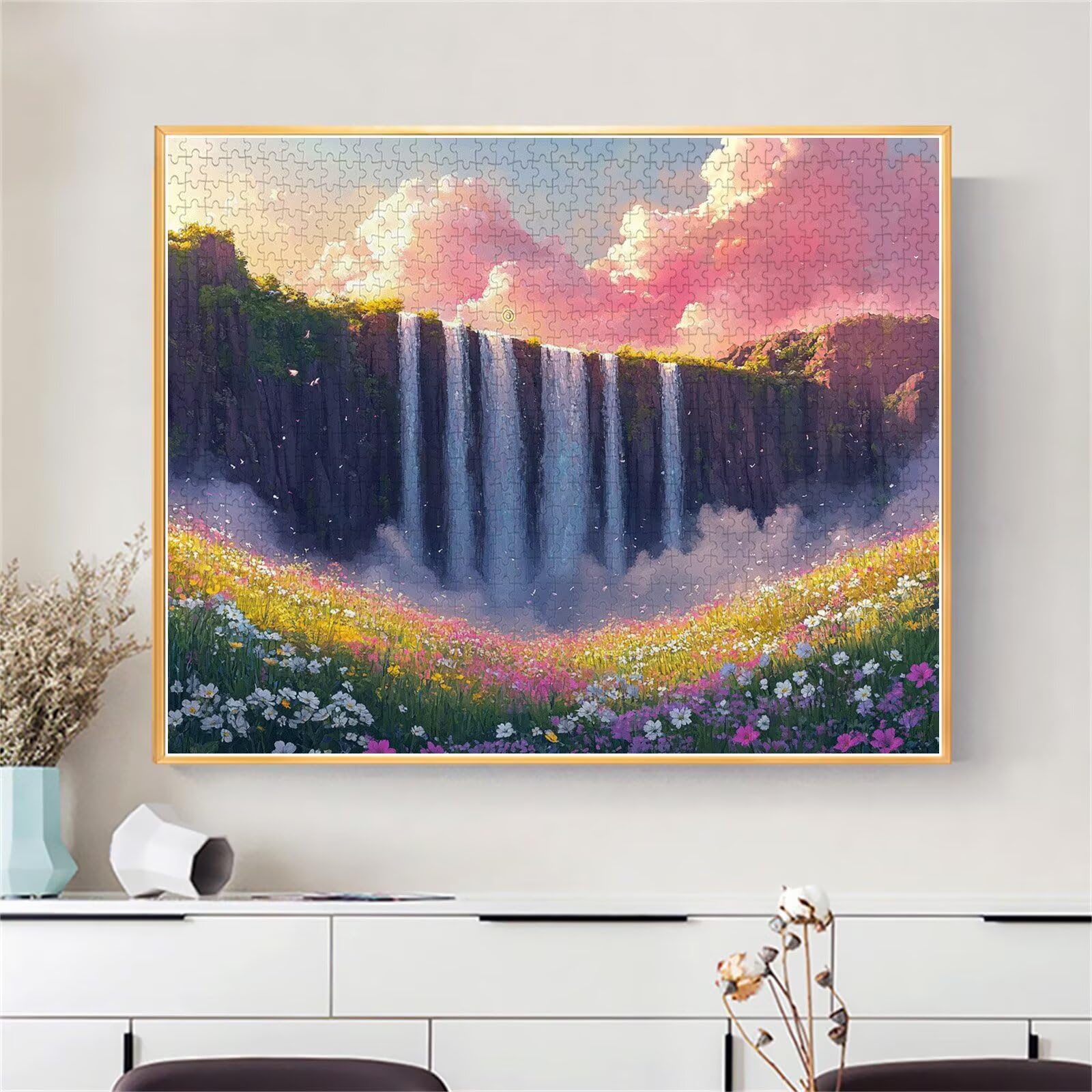 Puzzle Erwachsene 2000 Teile Fallen Blume Educa Jigsaw für Kinder ab 8 Jahren Mädchen Jungen, Erwachsene Impossible Klassische Puzzles Schwer, Anspruchsvoll Spielspaß, Als Geschenke 70x99cm t-852