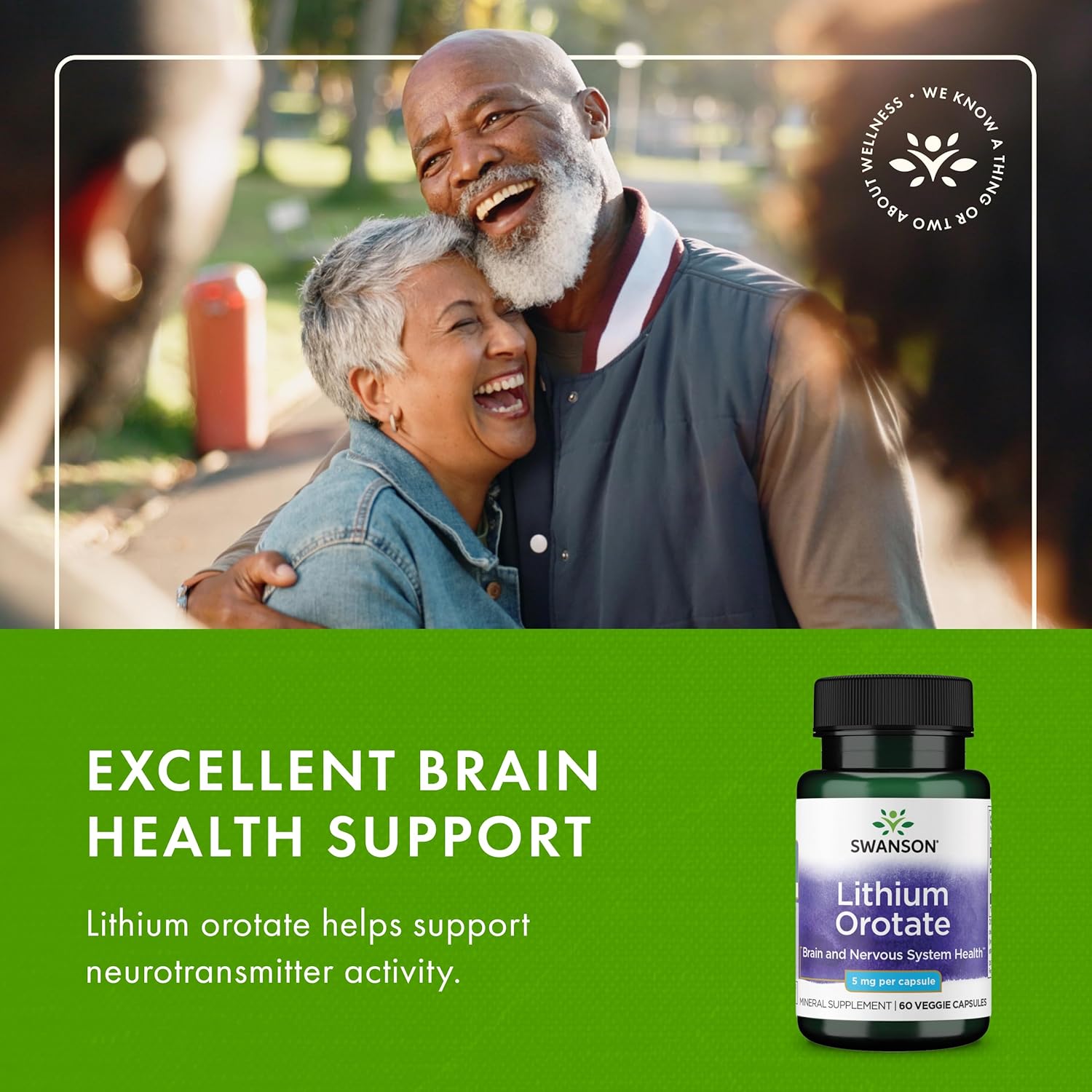 Swanson Lithium Orotate Antioxidant Mood Emotional Wellness Behavior Memory Support Supplement 5 mg 60 Veggie Capsules (Elemental Lithium) - Image 6