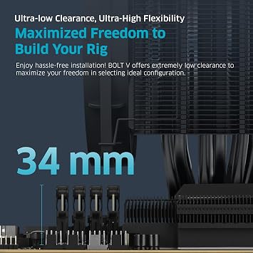 KLEVV Bolt V DDR5 32GB (2x16GB) 7200MHz CL34 SK Hynix A-Die 1.4V Gaming Desktop Ram Memory XMP 3.0 Ready (KD5AGUA80-72B340H)