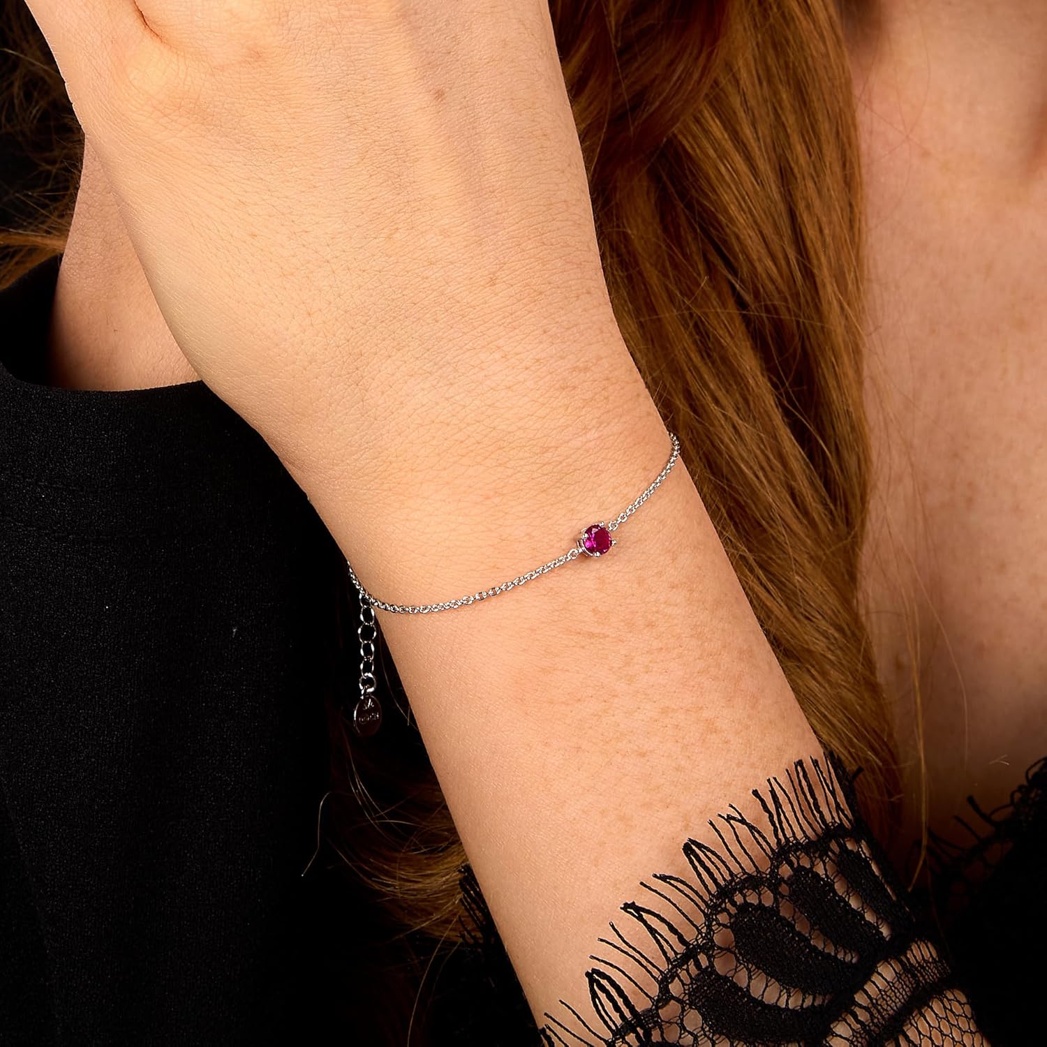 Pulsera Mujer Corazón Llave Regalo Novia Mamá Joya Plata 950 Plateado