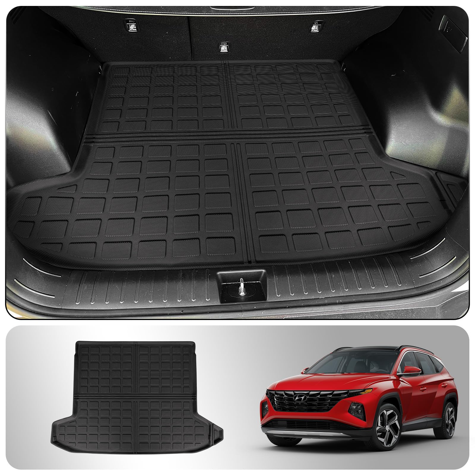 Thinzyou Cargo Mat Compatible with 2022 2023 2024 Hyundai Tucson Trunk