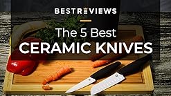 Amazon Com Wacool Ceramic Knife Set 3 Piece Includes 6 Inch Chef S Knife 5 Inch Utility Knife And 4 Inch Fruit Paring Knife With 3 Knife Sheaths For Each Blade Colorful Handle Kitchen Dining