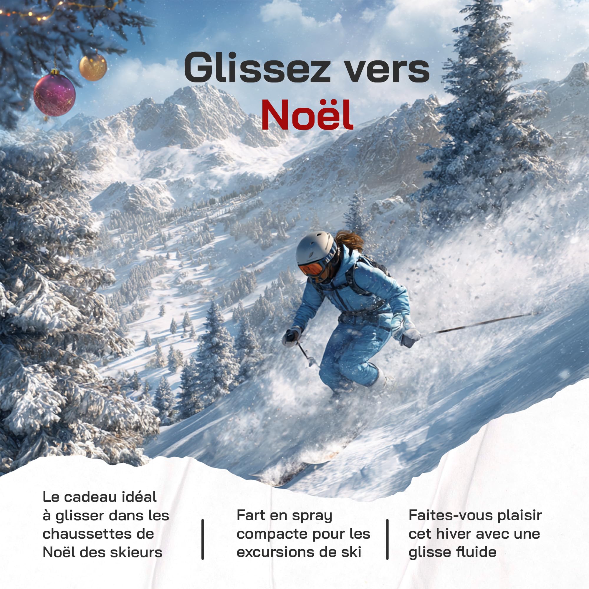 Fart Ski Wax 250ml Cire Universelle Liquide 100% Végétale Ski Alpin Skis de Fond Snowboard Fartage Ski Fabriqué en Allemagne