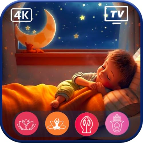 Dreamy Lullabies - Melodias calmantes para bebês - Ruído branco - Compatível com Fire TV e Tablet
