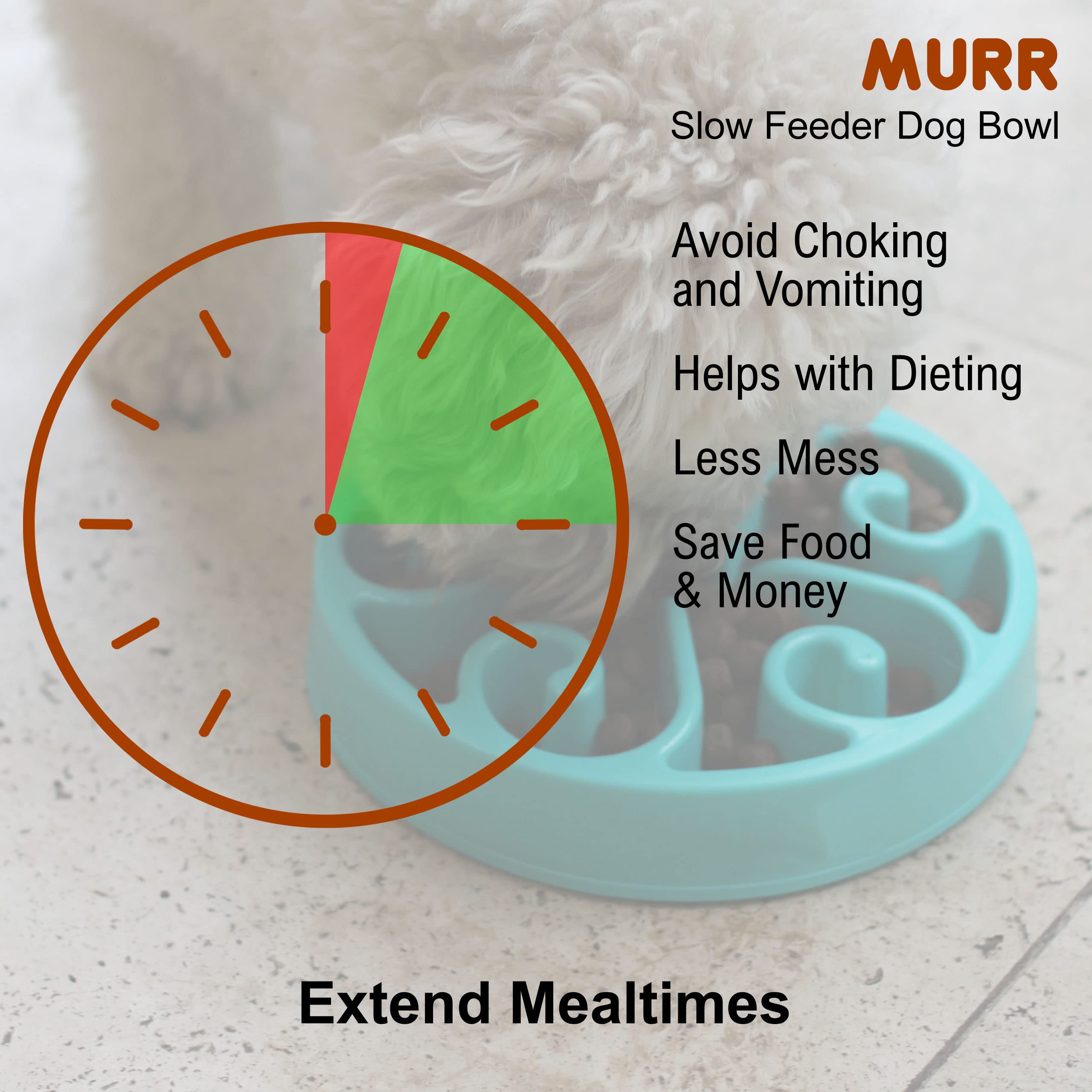 Slow Feeder Dog Bowl – Anti-Choke Maze Design For Large Dogs, Non-Slip & Suction Base - View #9