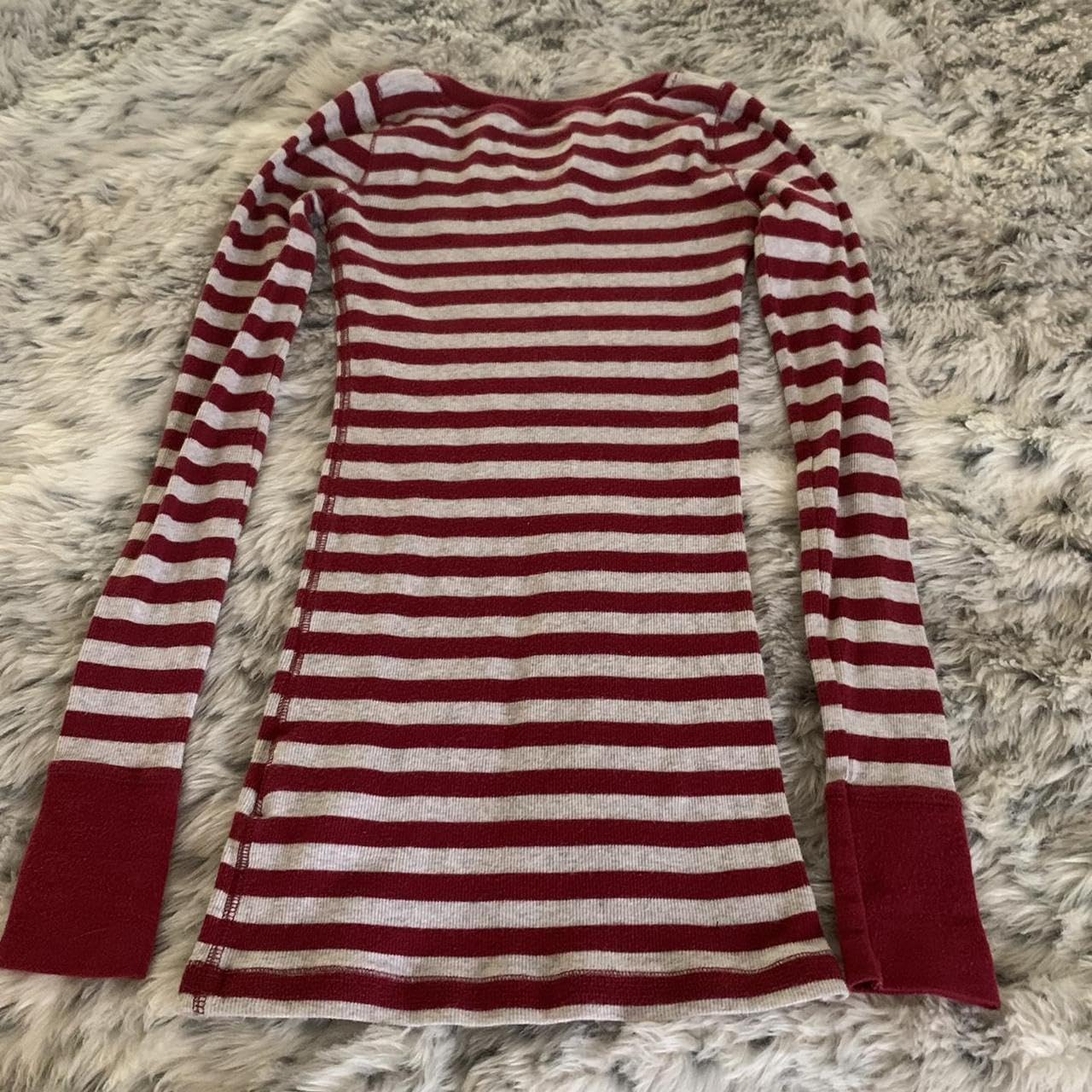 Women Y2k Striped Long Sleeve Shirt Grunge Tops Vintage Aesthetic Gothic Color Block Tees Fairy Teens Girls Shirts - Image 3