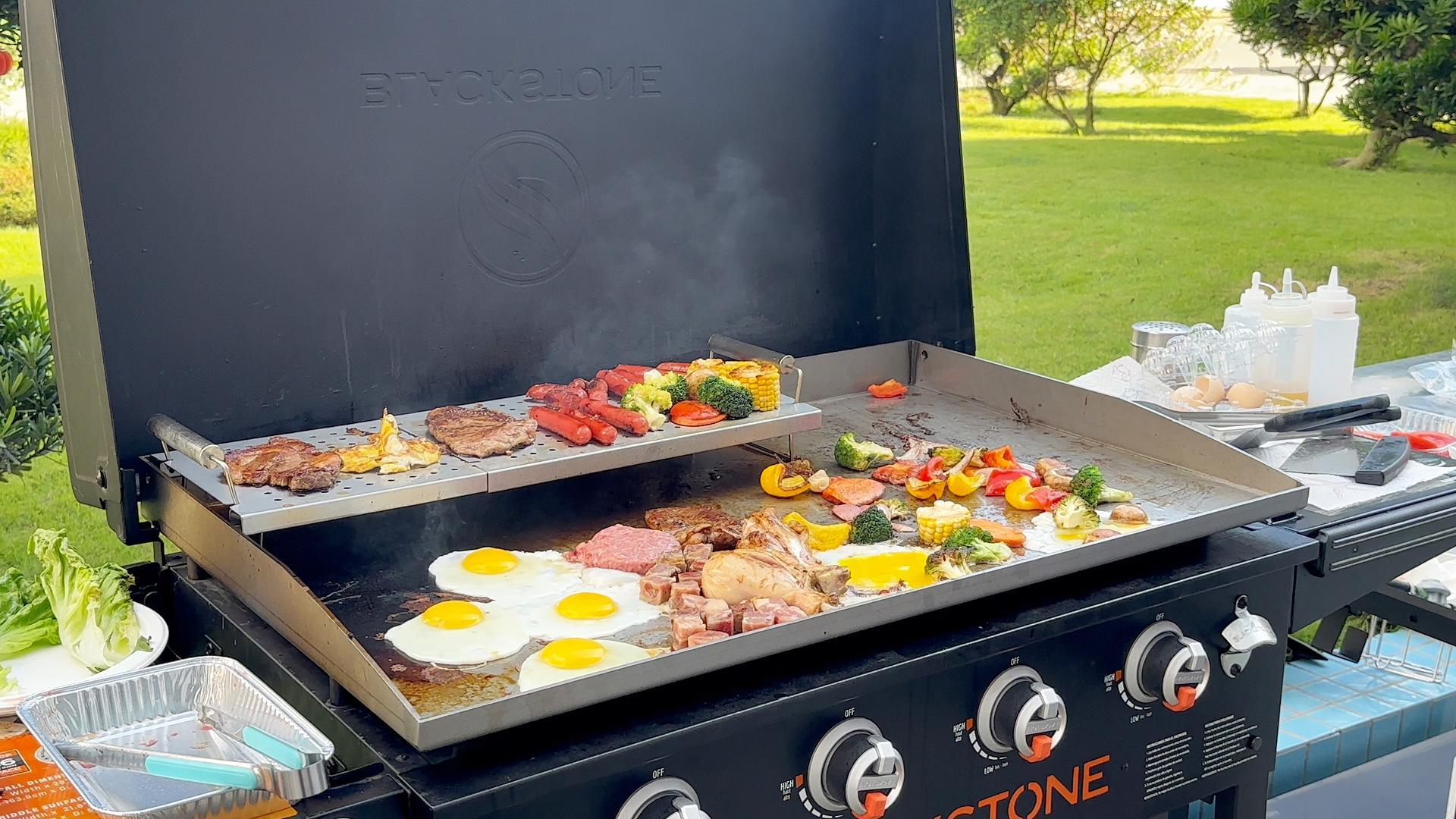 Amazon.com : BBQ Future Adjustable Griddle Warming Rack for