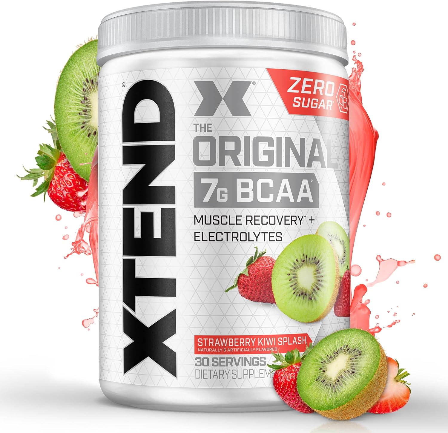 XTEND Original BCAA Powder Strawberry Kiwi Splash ZERO