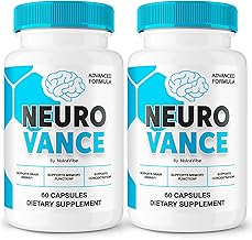 (2 Pack) Neuro Vance Capsules – Natural Brain & Memory Support | Premium Supplement for Focus, Concentration & Performance | Easy-to-Take NeuroVance Pills, Non-Habit Forming, Official (120 Capsules)
