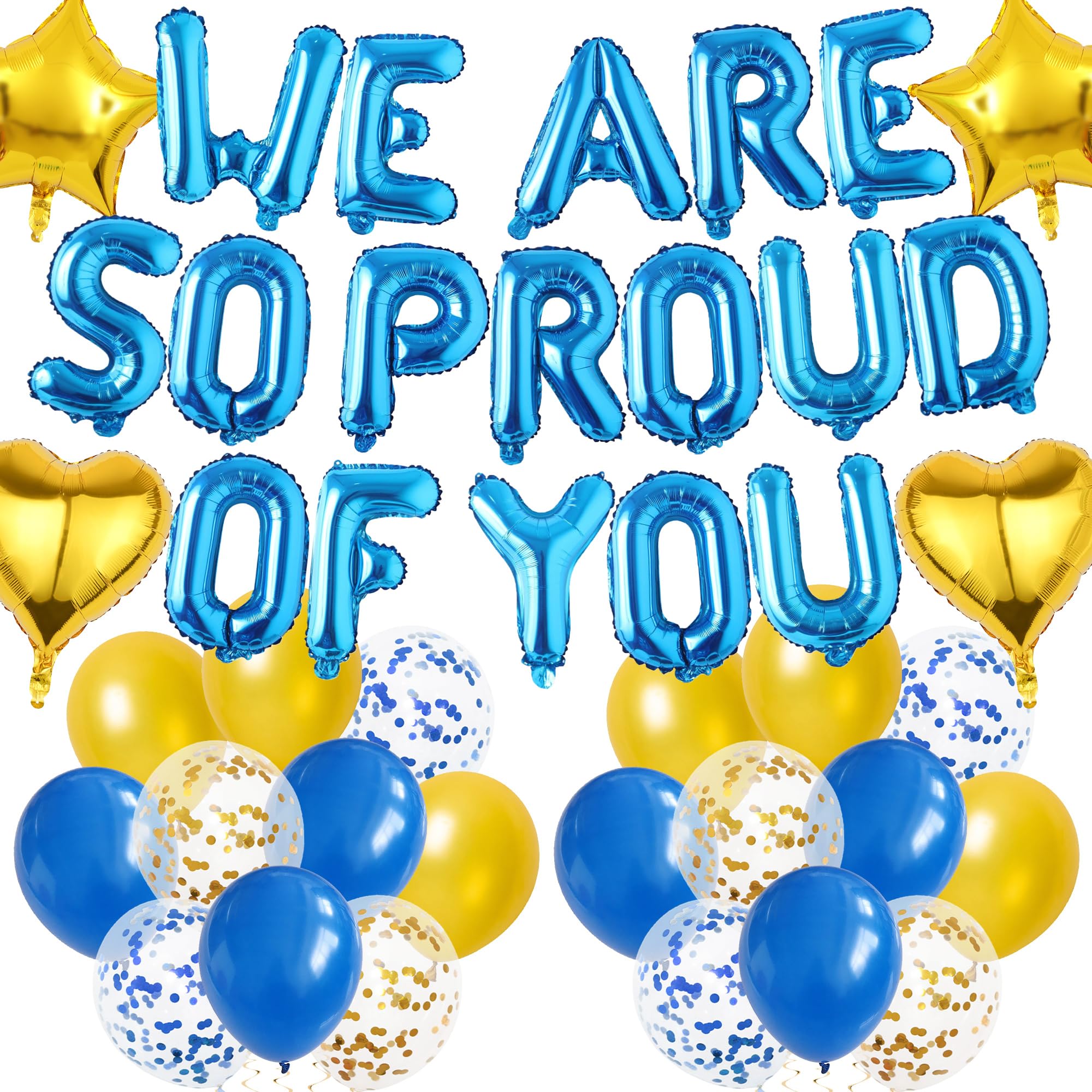 Graduation Decorations Congratulations, We Are So Proud of You Balloons