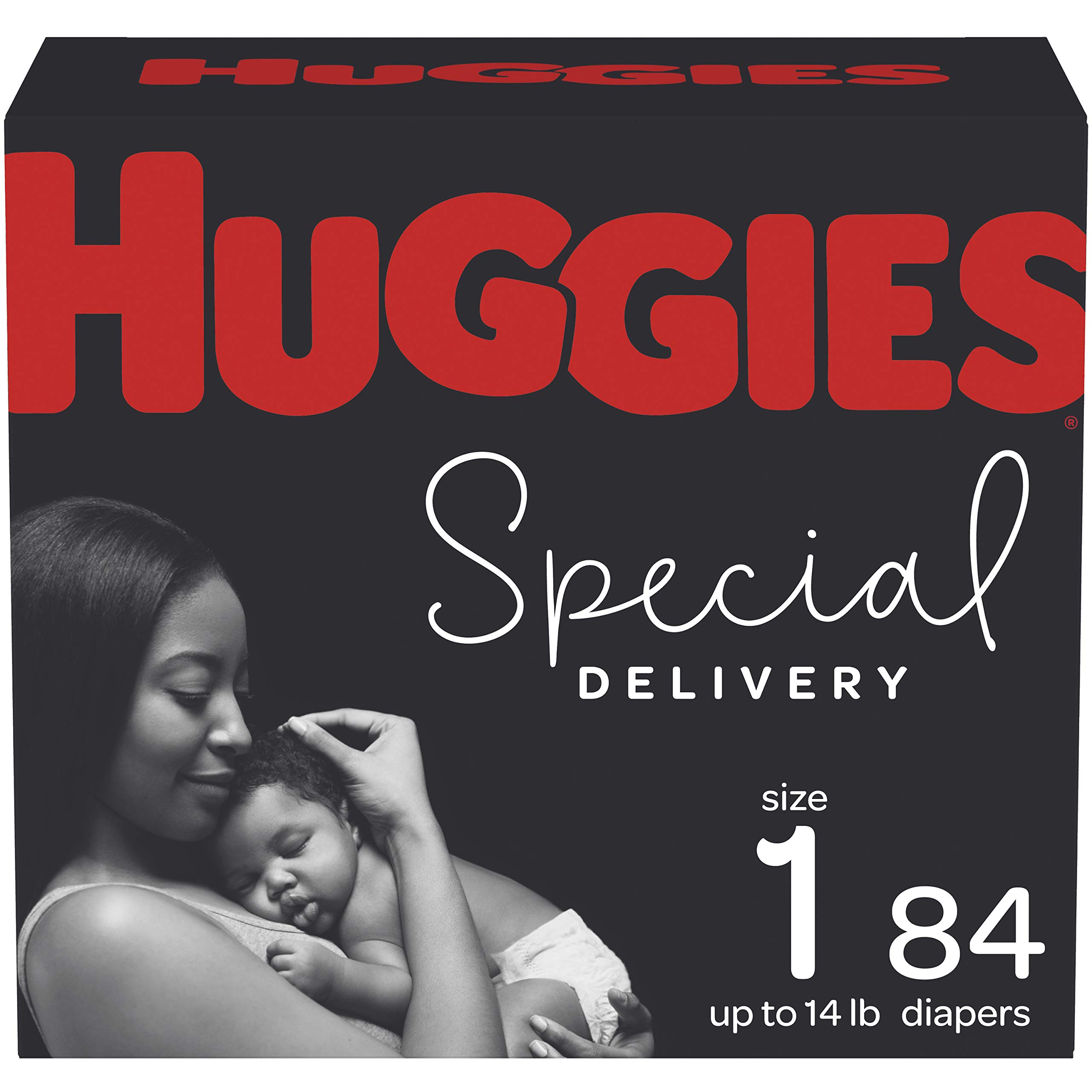 HuggiesHypoallergenic Baby Diapers Size 1, 84 Ct, Special Delivery