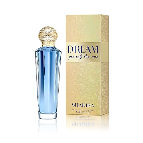 Shakira Perfume - Sueño para mujeres - Larga duración - Perfume fresco y femenino - Vainilla, cítricos y notas florales - Ideal para uso diario -