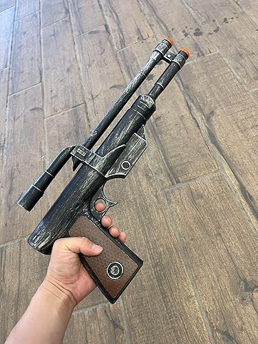 Miniatura 4 de Pistola de espuma de cañón de mano, accesorios de cosplay, disfraz de pistola de espuma, réplica de anime de Navidad, colección de juguetes para