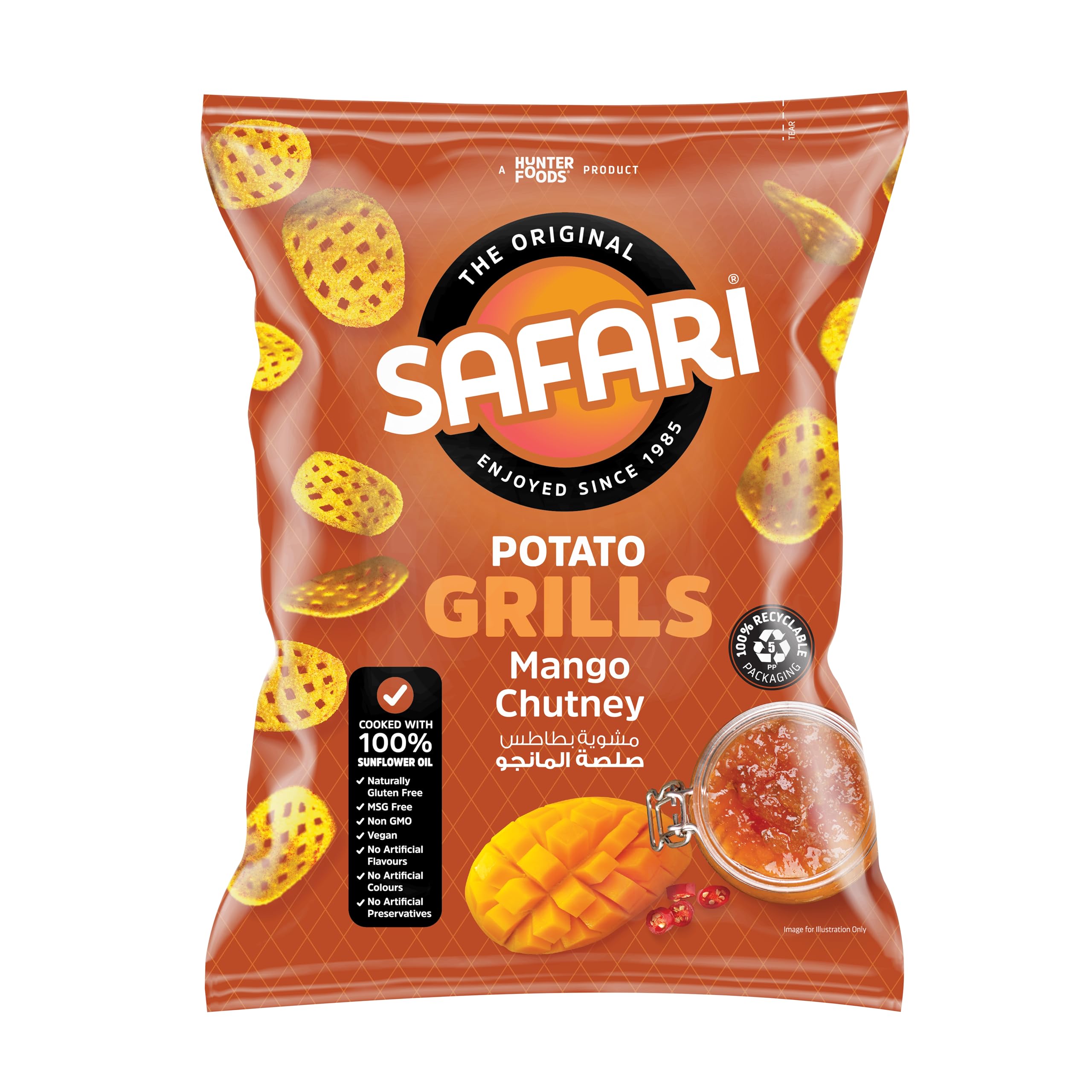 Safari Potato Grills Mango Chutney 60g